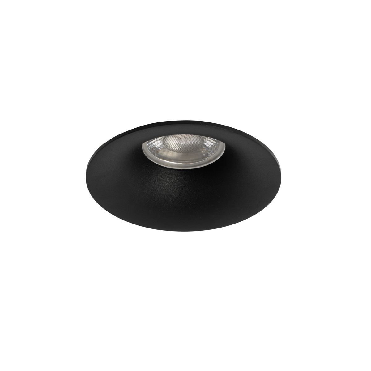 Set de 12 focos empotrables negros GU10 50 mm - Gijs