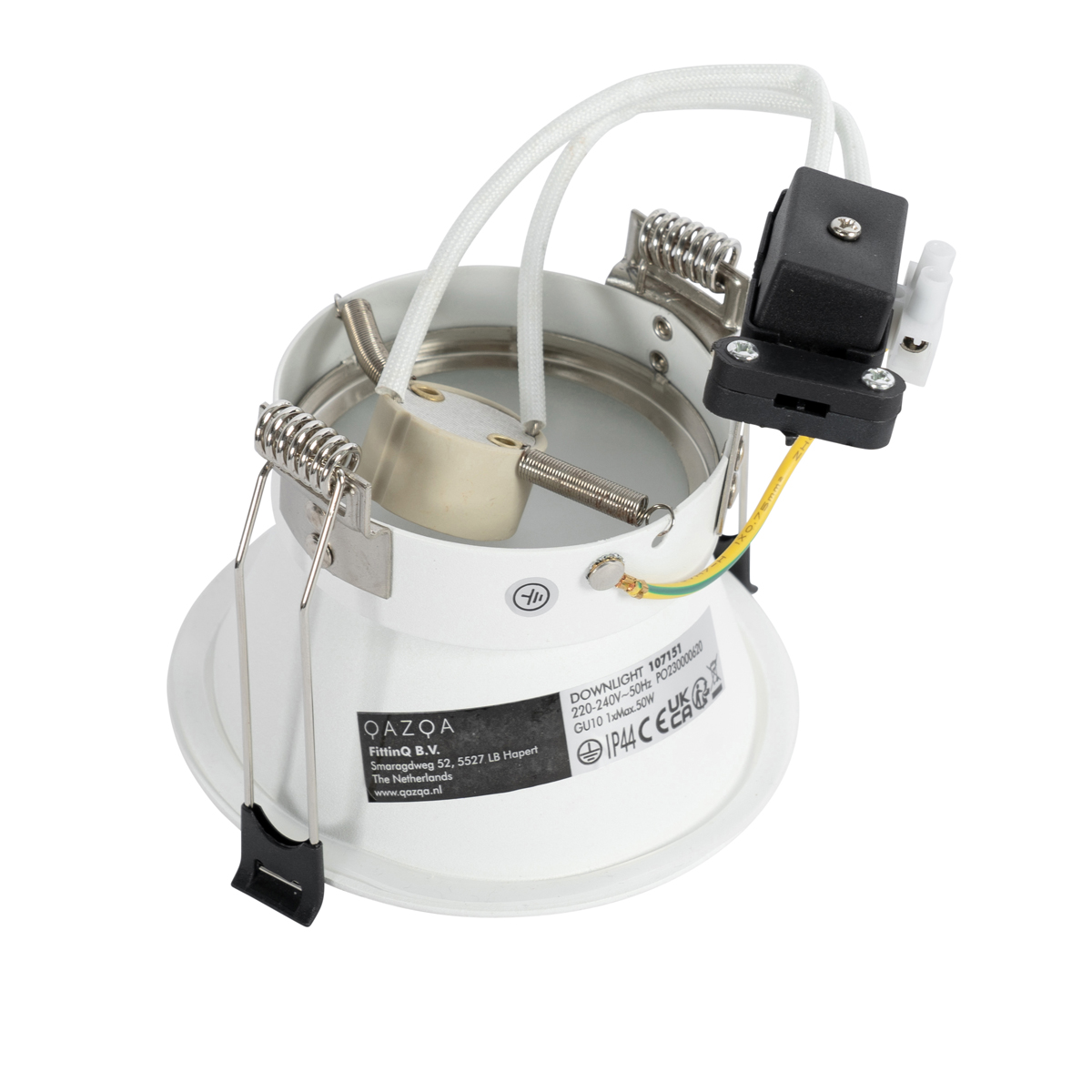 Foco empotrable inteligente blanco IP44 incl. Wifi GU10 70mm - Dept