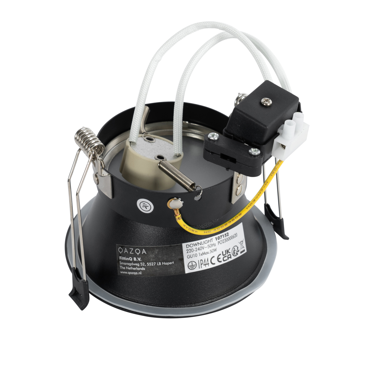Faretto da incasso moderno nero AR70 IP44 - Dept