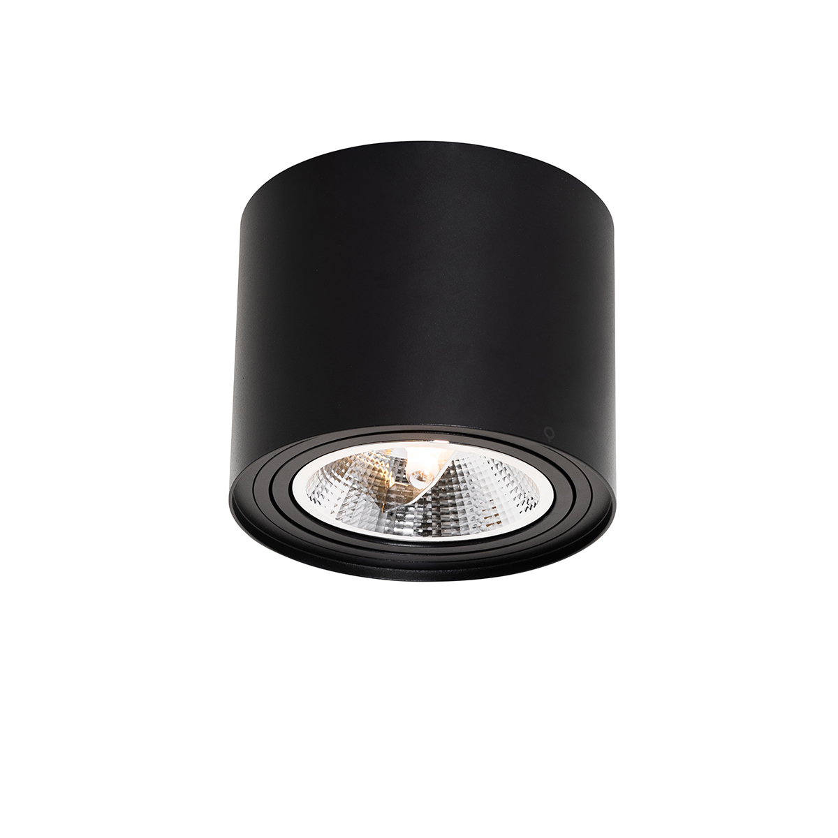 Faretto da soffitto smart nero orientabile con Wifi GU10 111mm - Rondoo Up