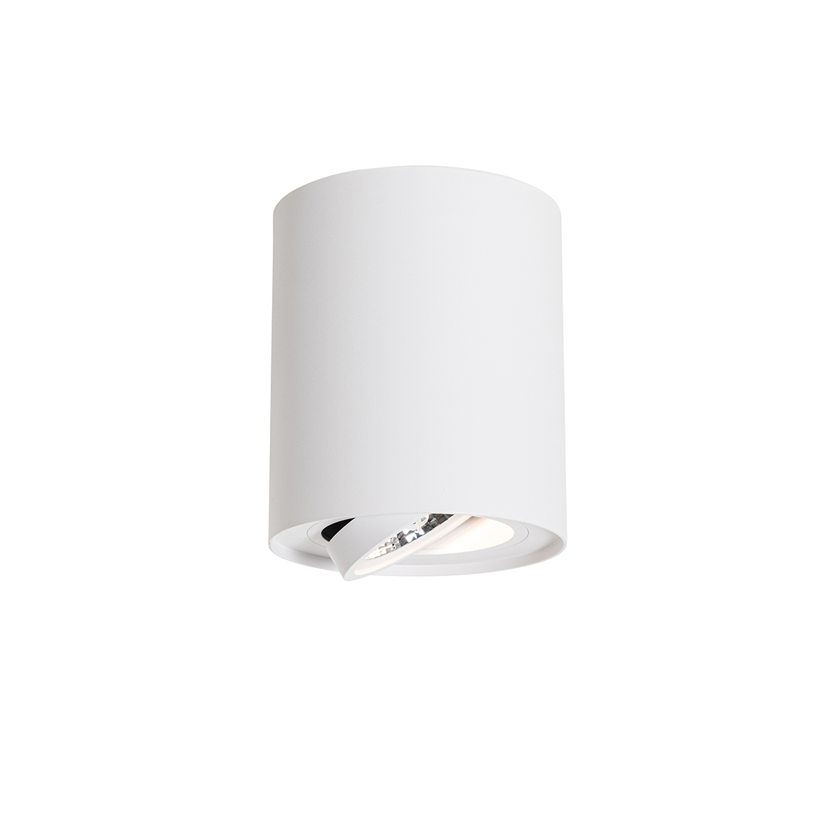 spot de plafond moderne blanc orientable et inclinable ar70 - rondoo up