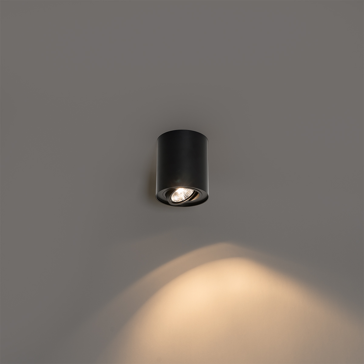 Modern Ceiling Spot Black Adjustable AR70 - Rondoo Up