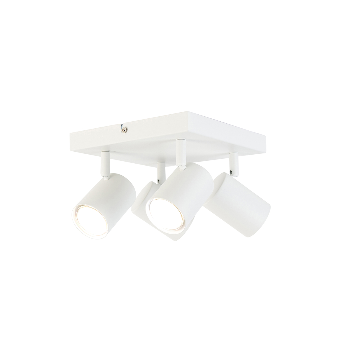 plafonnier intelligent carré blanc avec 4 wifi gu10 - jeana