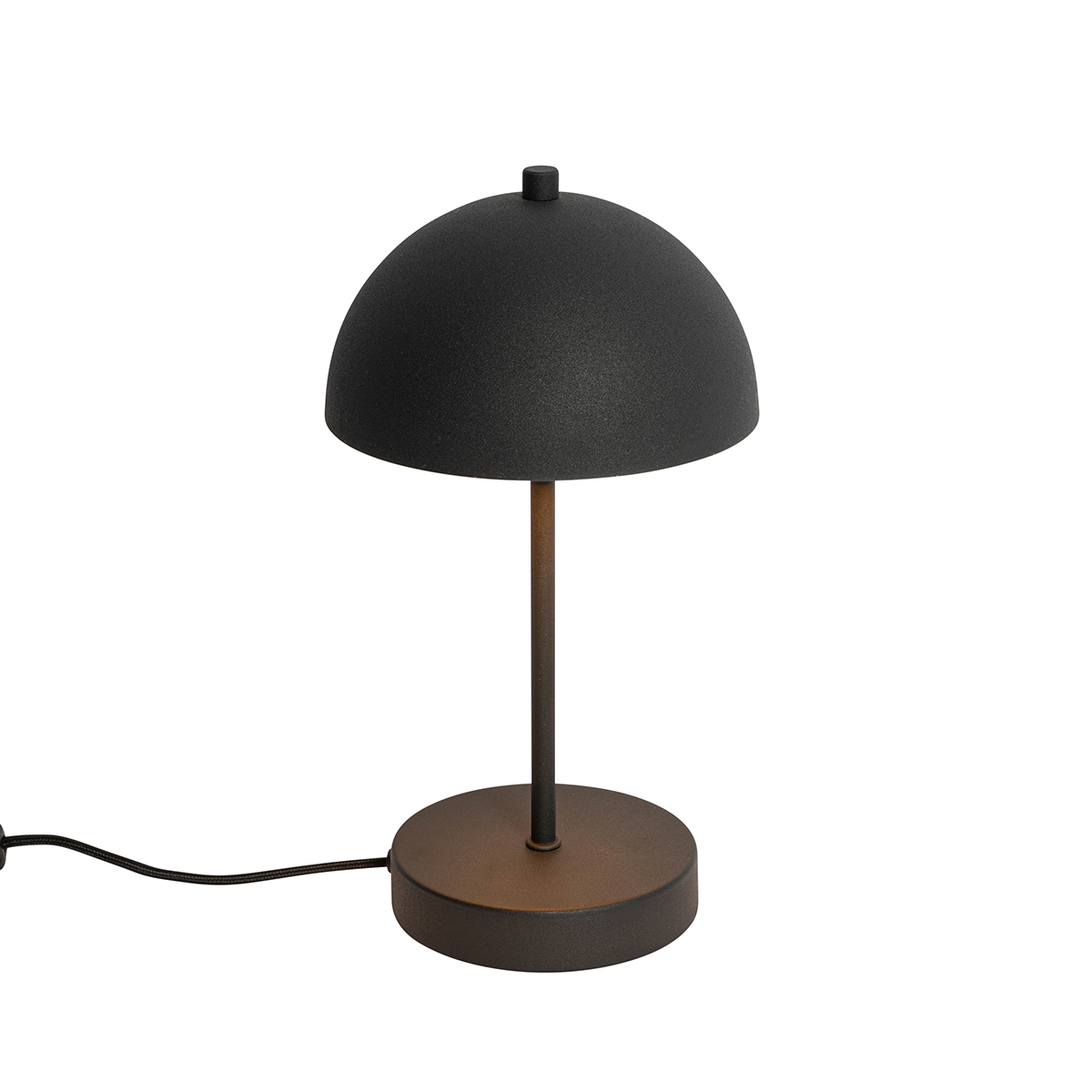 lampe de table rétro noire et dorée - magnax mini