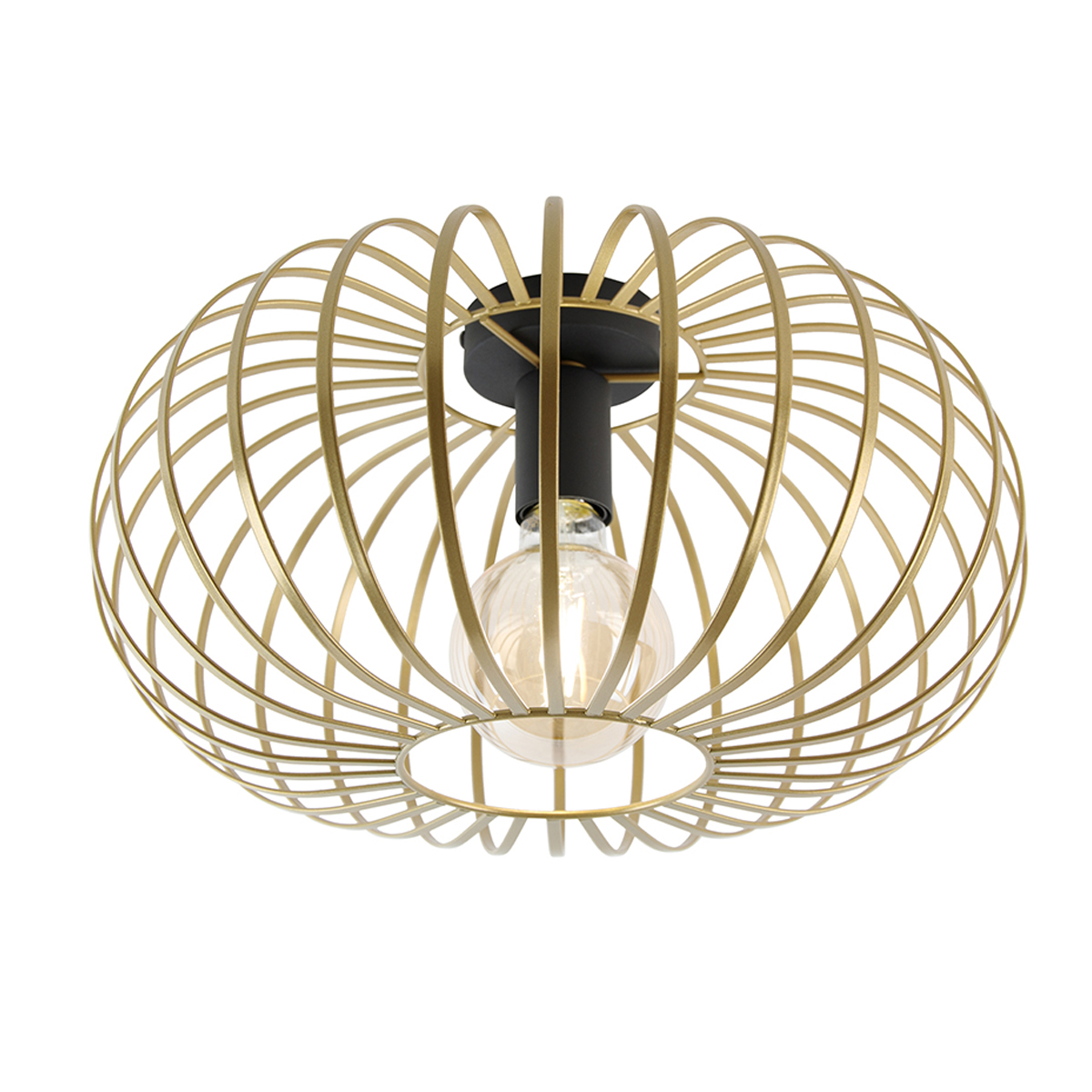 Inteligentné stropné svietidlo zlaté 39 cm vrátane Wifi G95 - Johanna