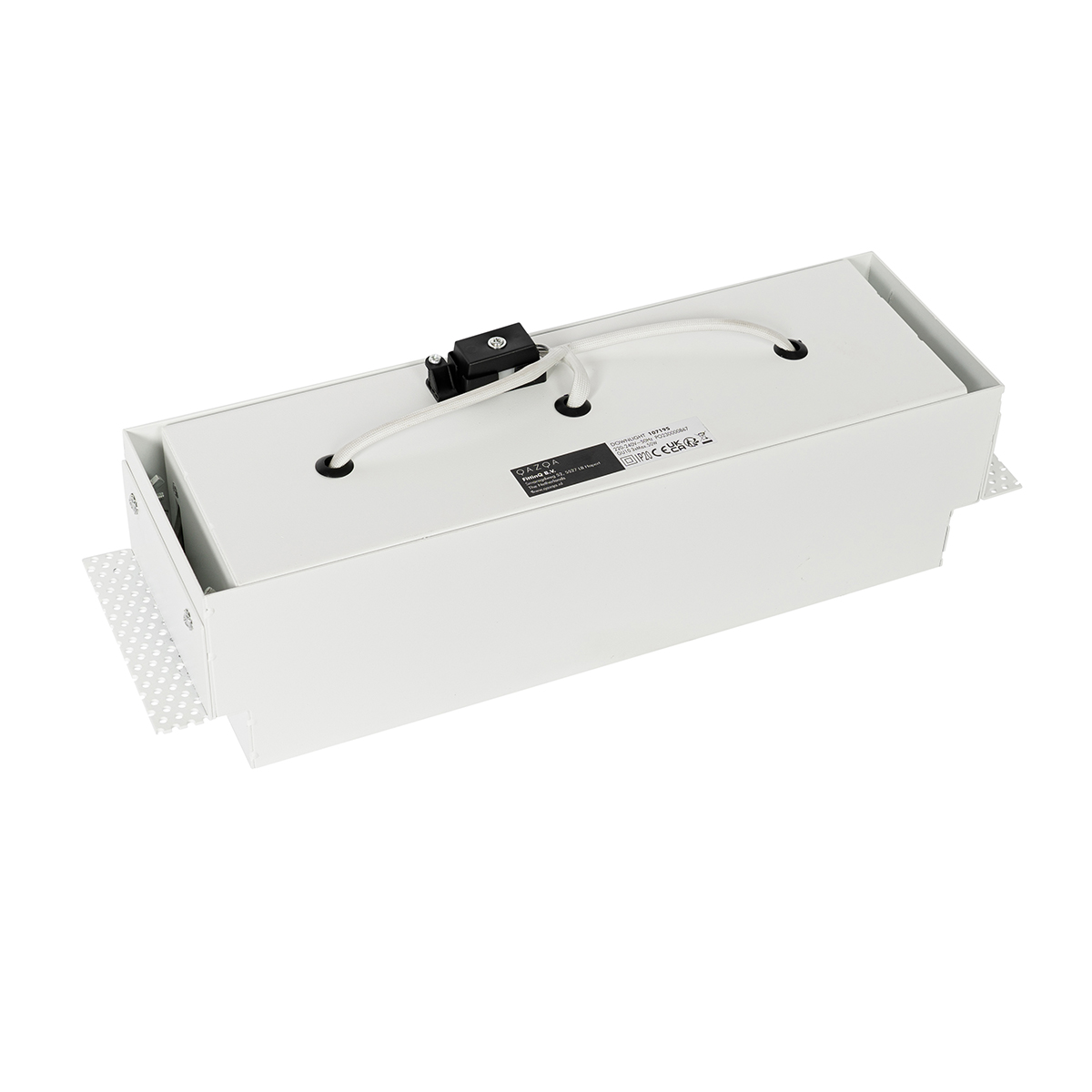Spot encastré blanc GU10 AR70 sans bordure 3 lumières - Oneon