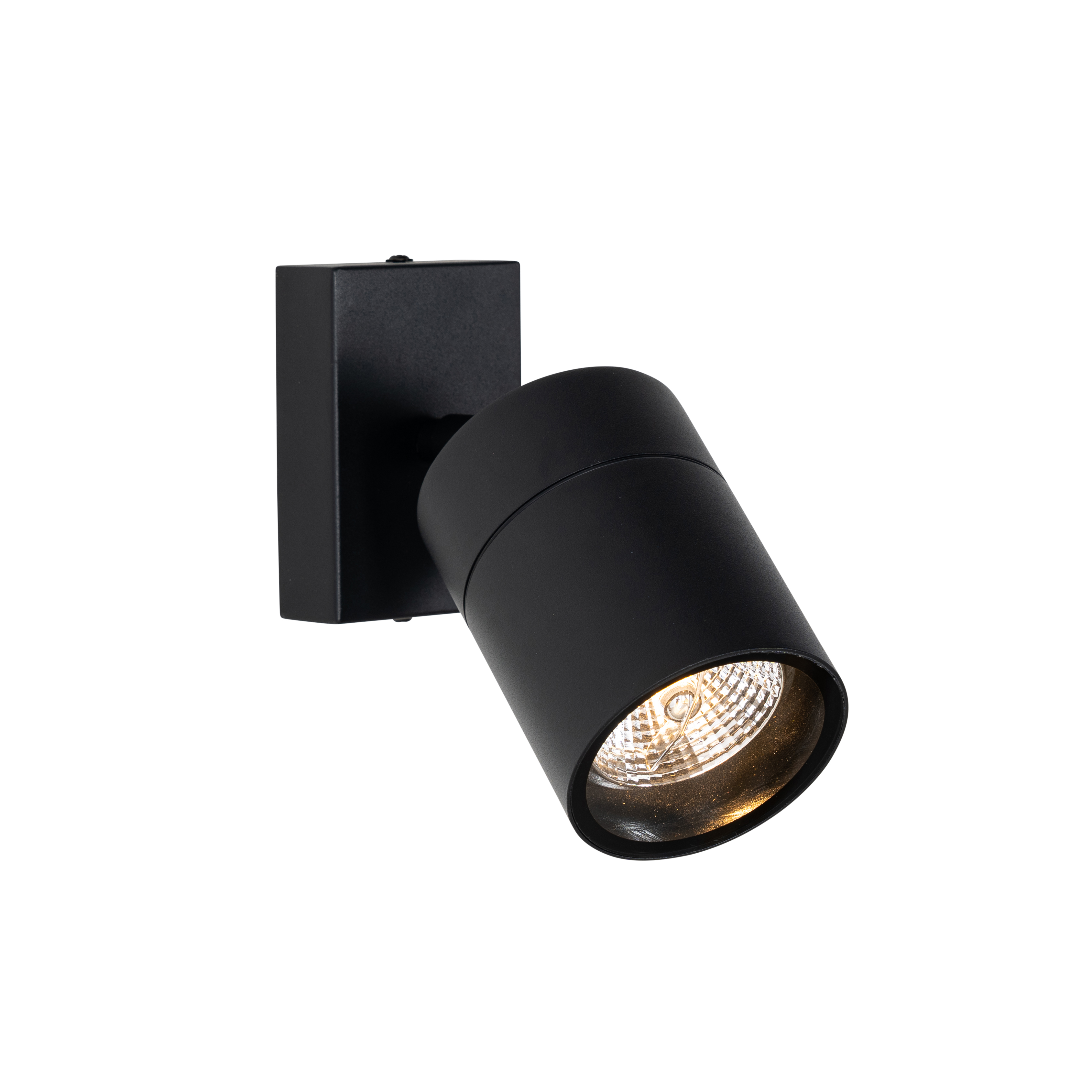 Lampada da parete per esterno nera AR70 orientabile IP44 - Solo