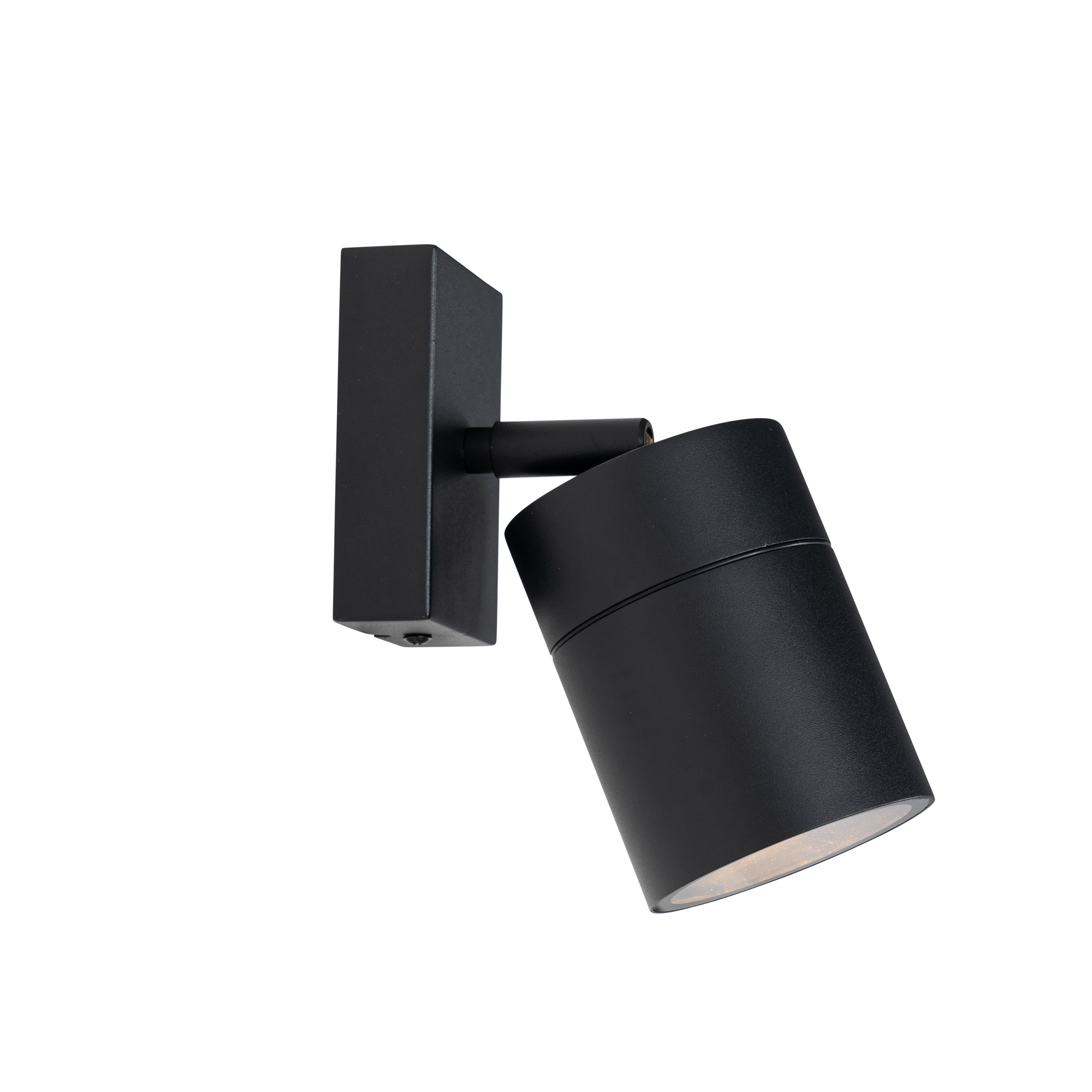 Lampada da parete per esterno nera AR70 orientabile IP44 - Solo