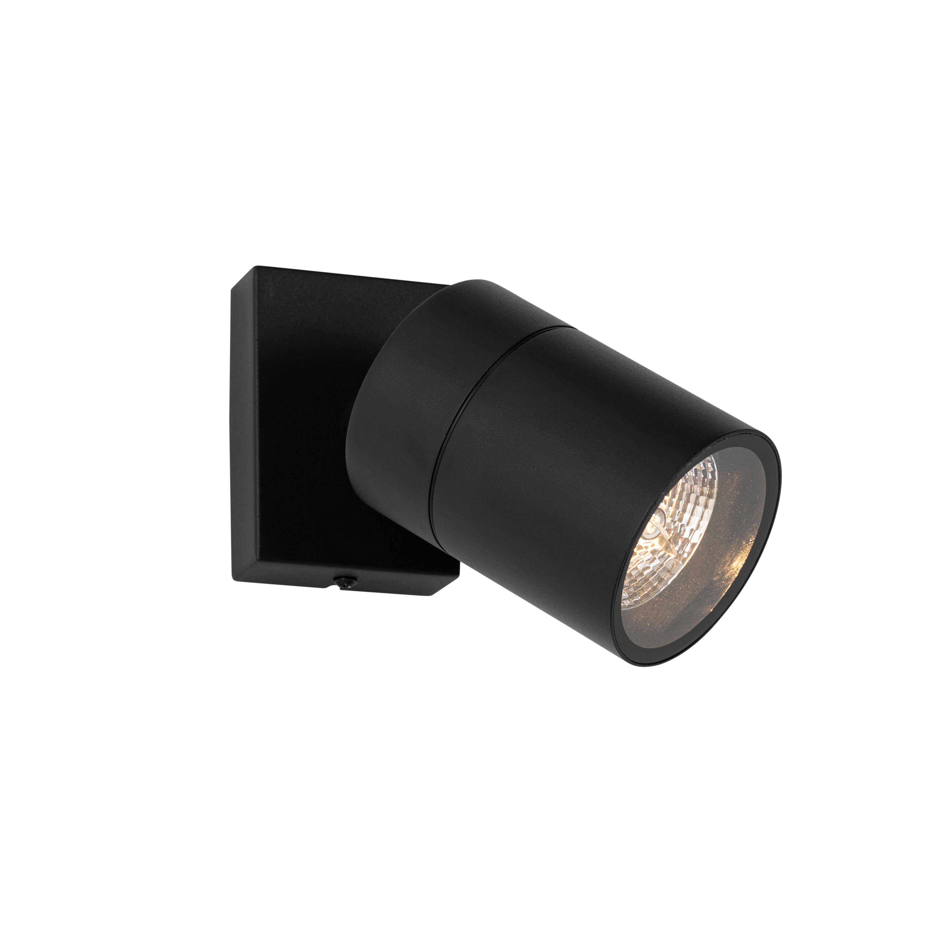 Lampada da parete per esterno nera AR70 orientabile IP44 - Solo