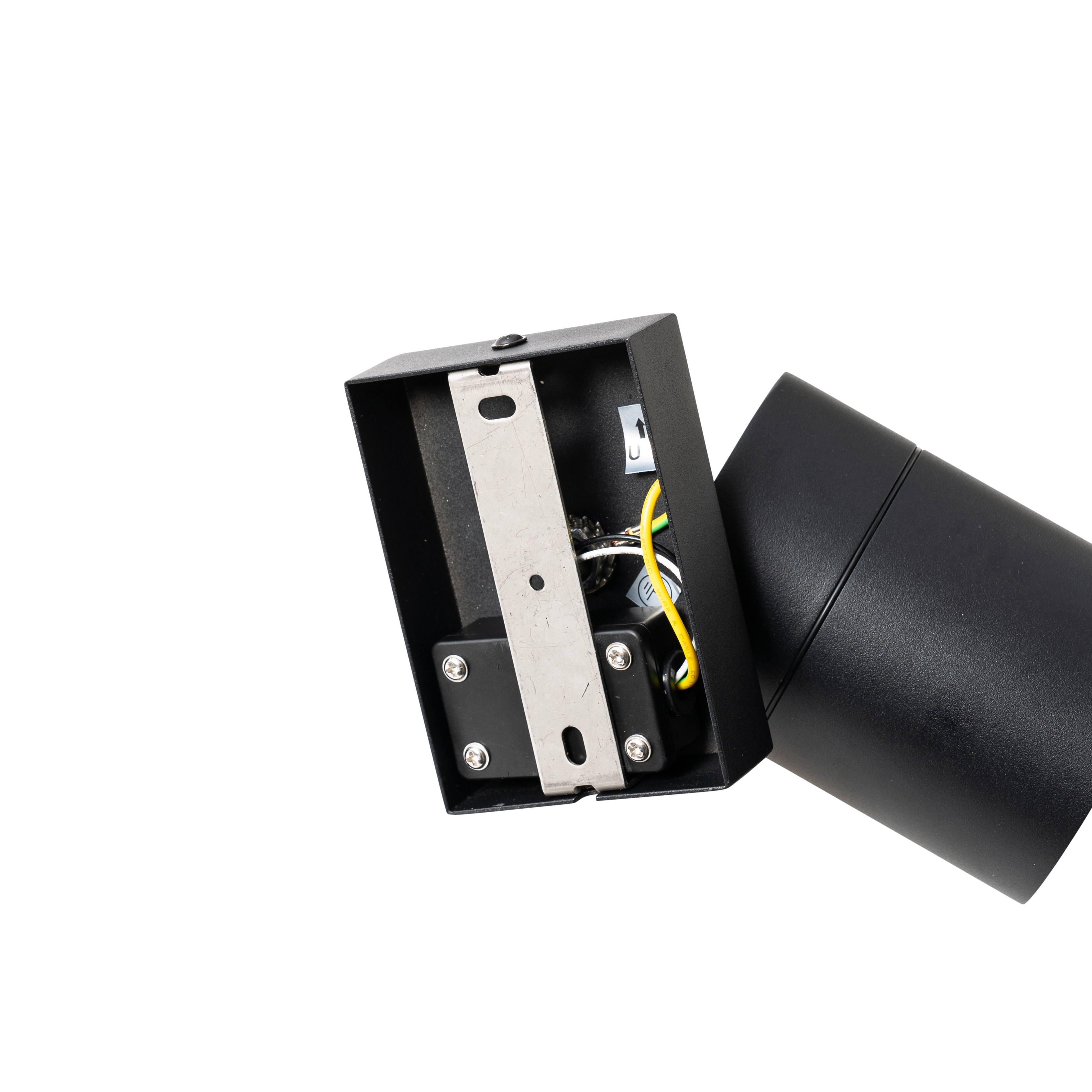Lampada da parete per esterno nera AR70 orientabile IP44 - Solo