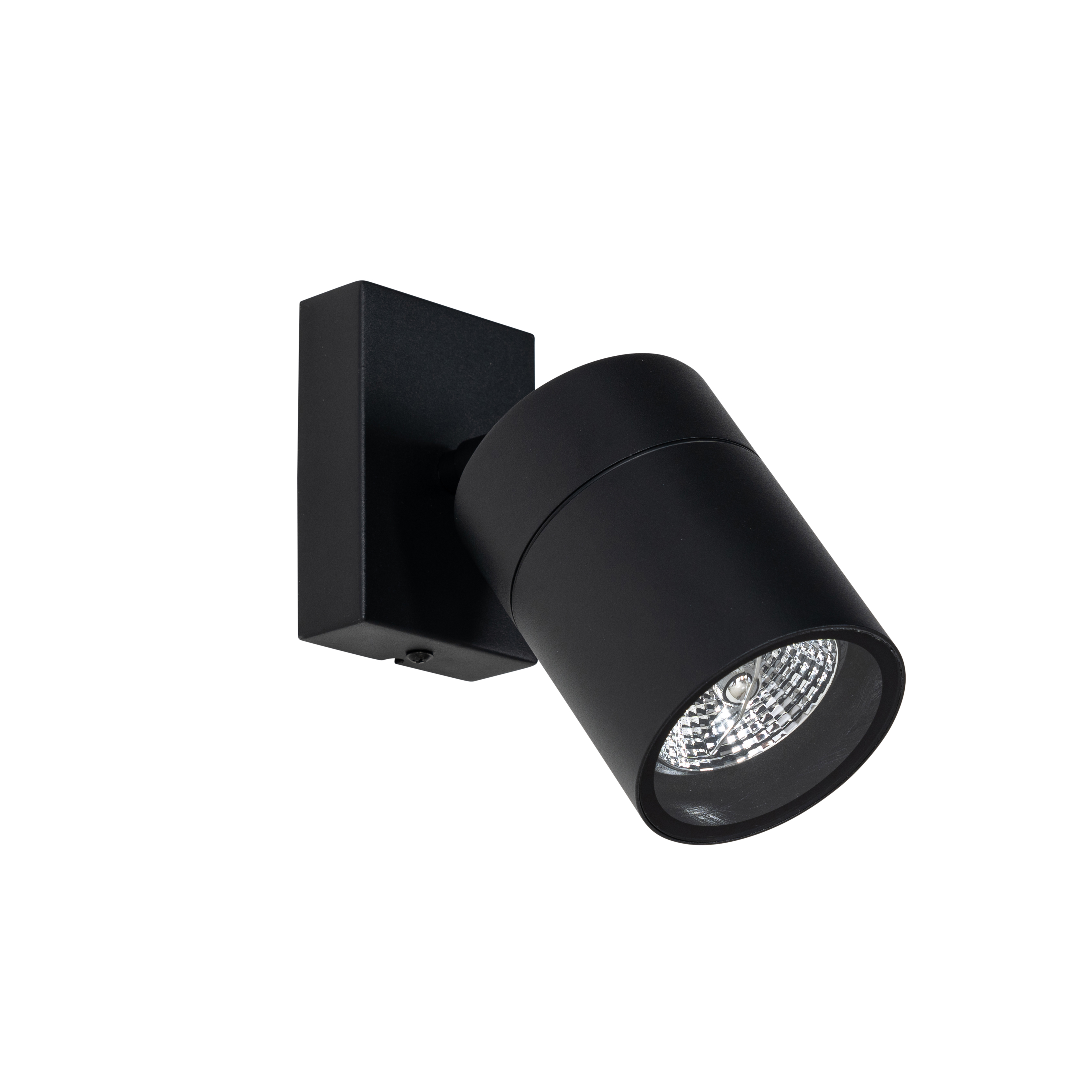 Lampada da parete per esterno nera AR70 orientabile IP44 - Solo