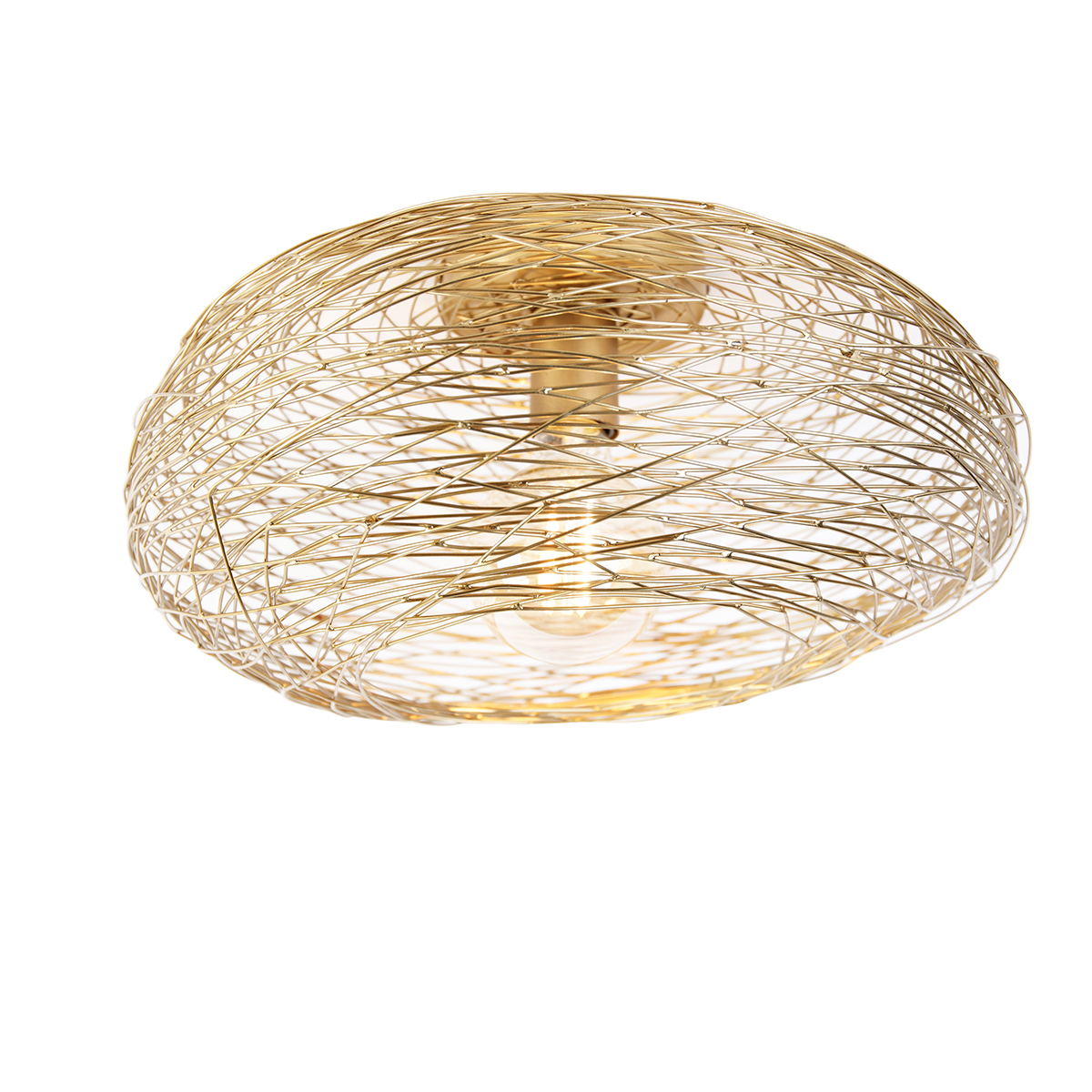 Okos mennyezeti lámpa arany ovális WiFi-vel G95 - Sarella