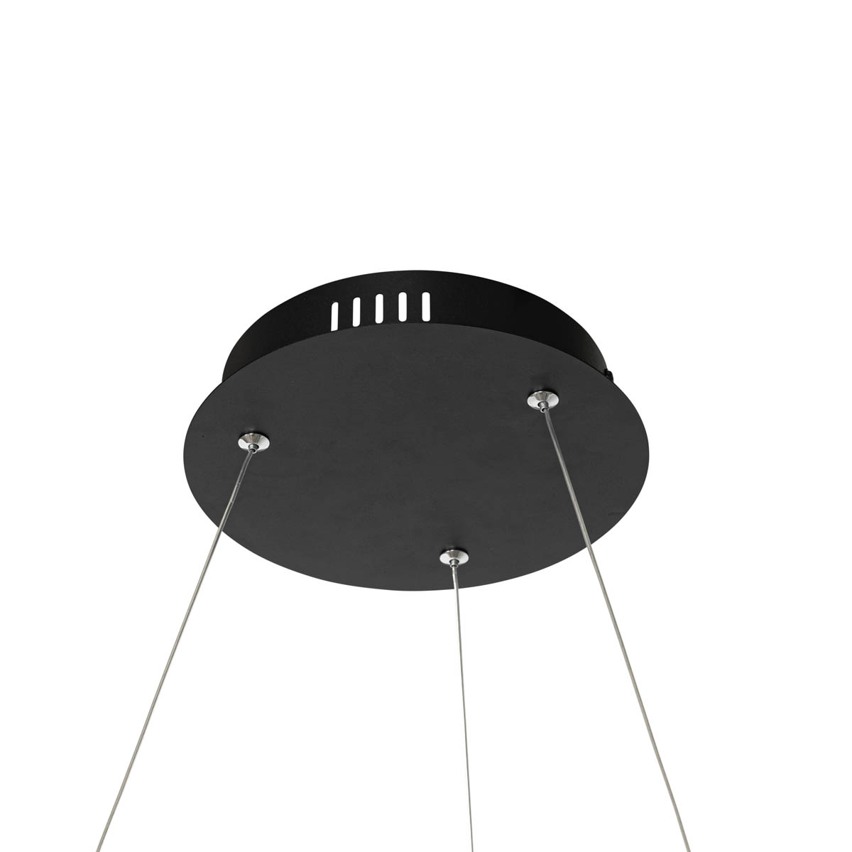 Smarte Hängelampe schwarz 80 cm inkl. LED und RGBW - Girello