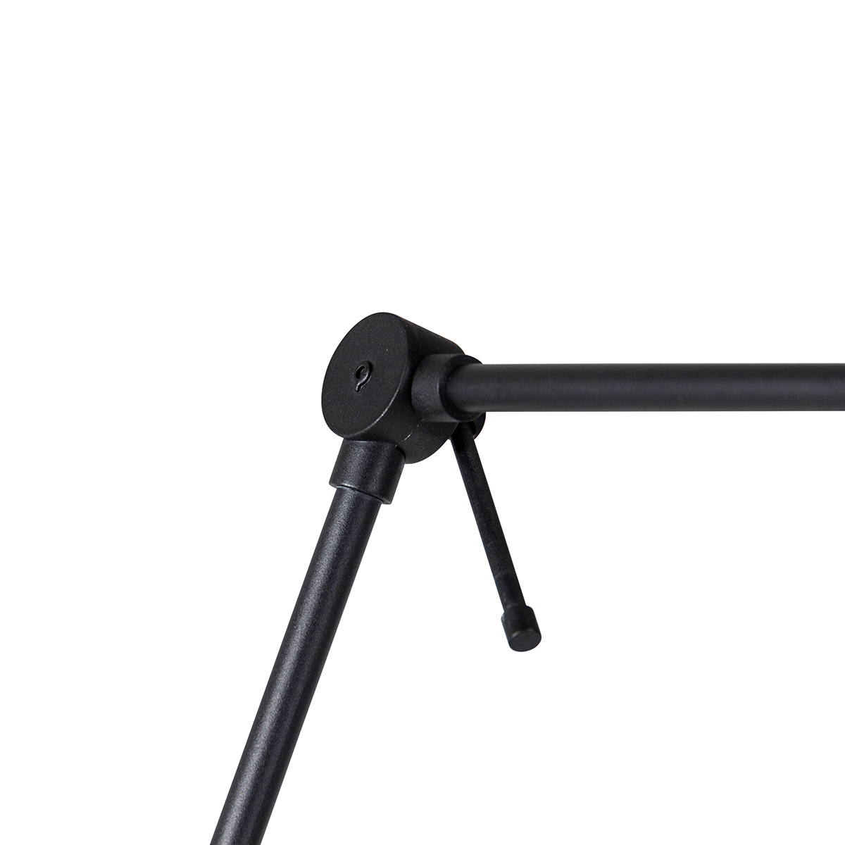 Aplique negro con pantalla blanca 30 cm regulable - Blitz