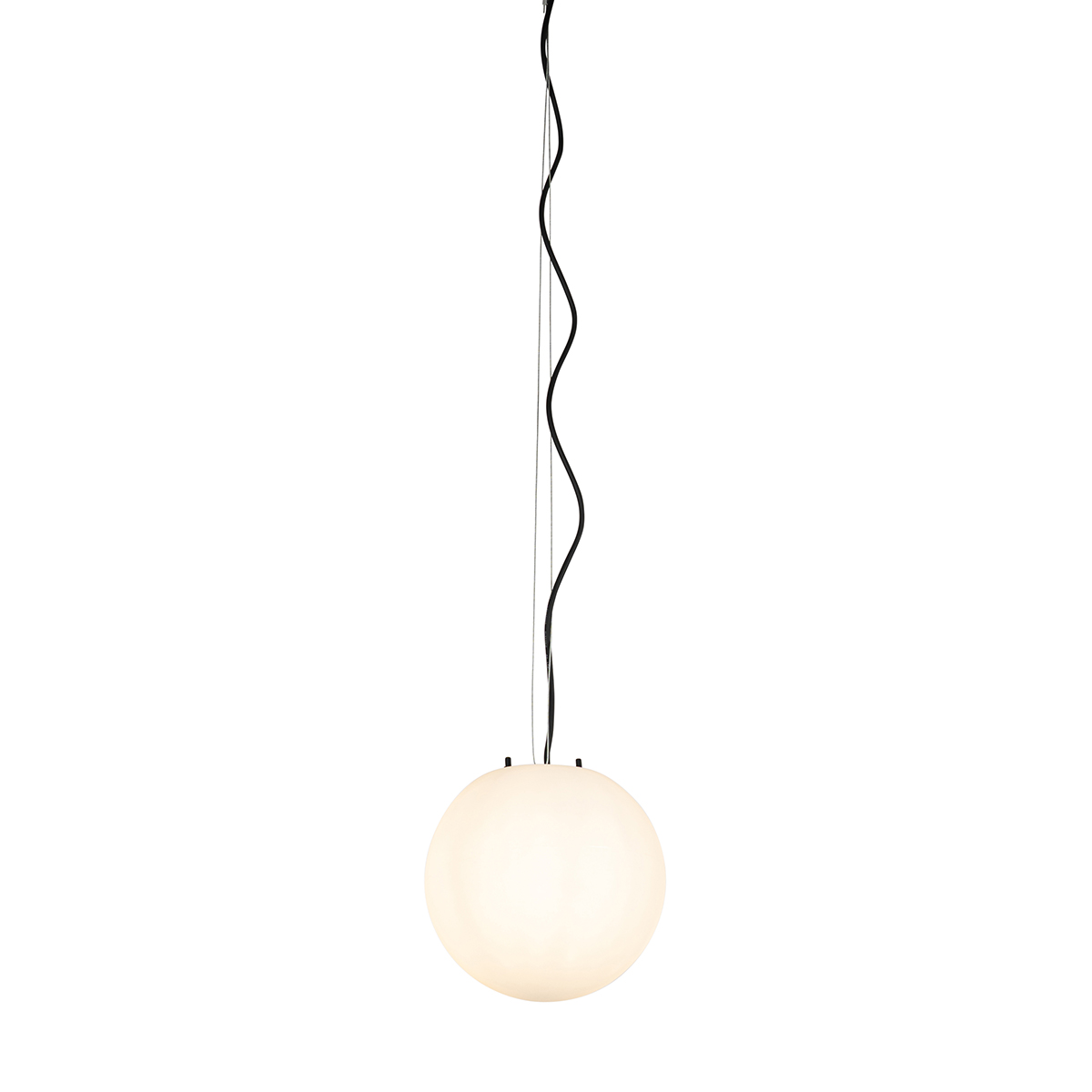 Lámpara colgante moderna para exterior blanca 25 cm IP65 - Nura