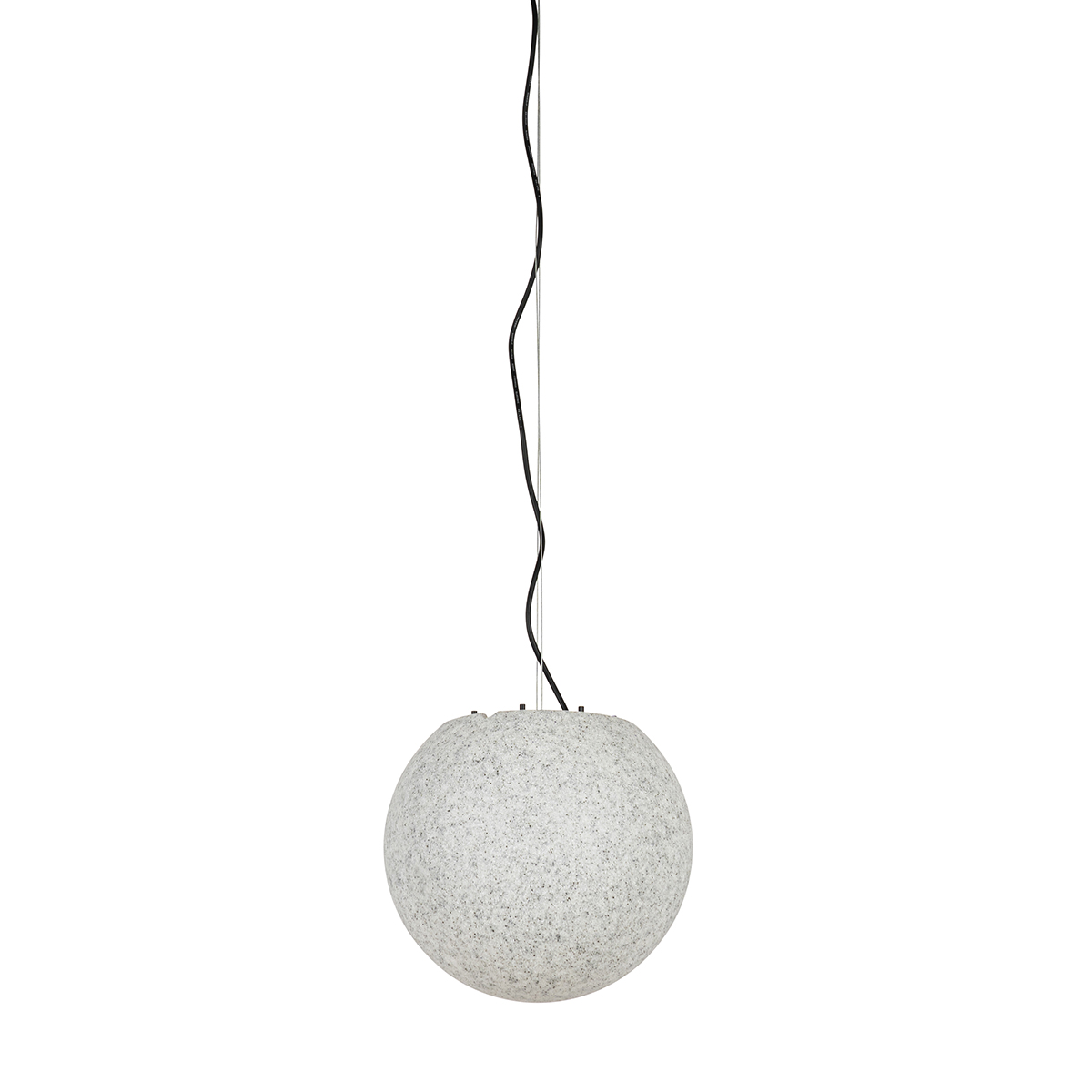 Modern Outdoor Pendant Lamp Grey 35 cm IP44 - Nura