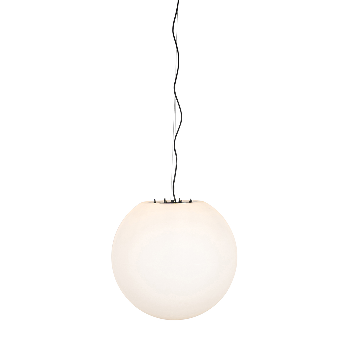 Modern Outdoor Pendant Light White 56 cm IP65 - Nura