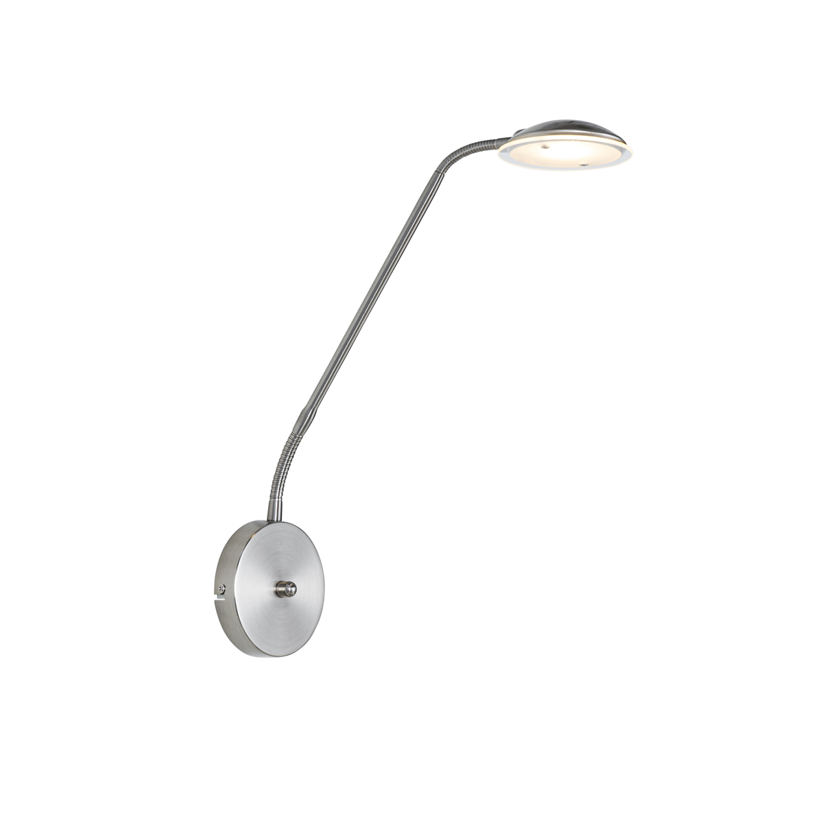 QAZQA Moderne wandlamp staal incl. LED - Eva