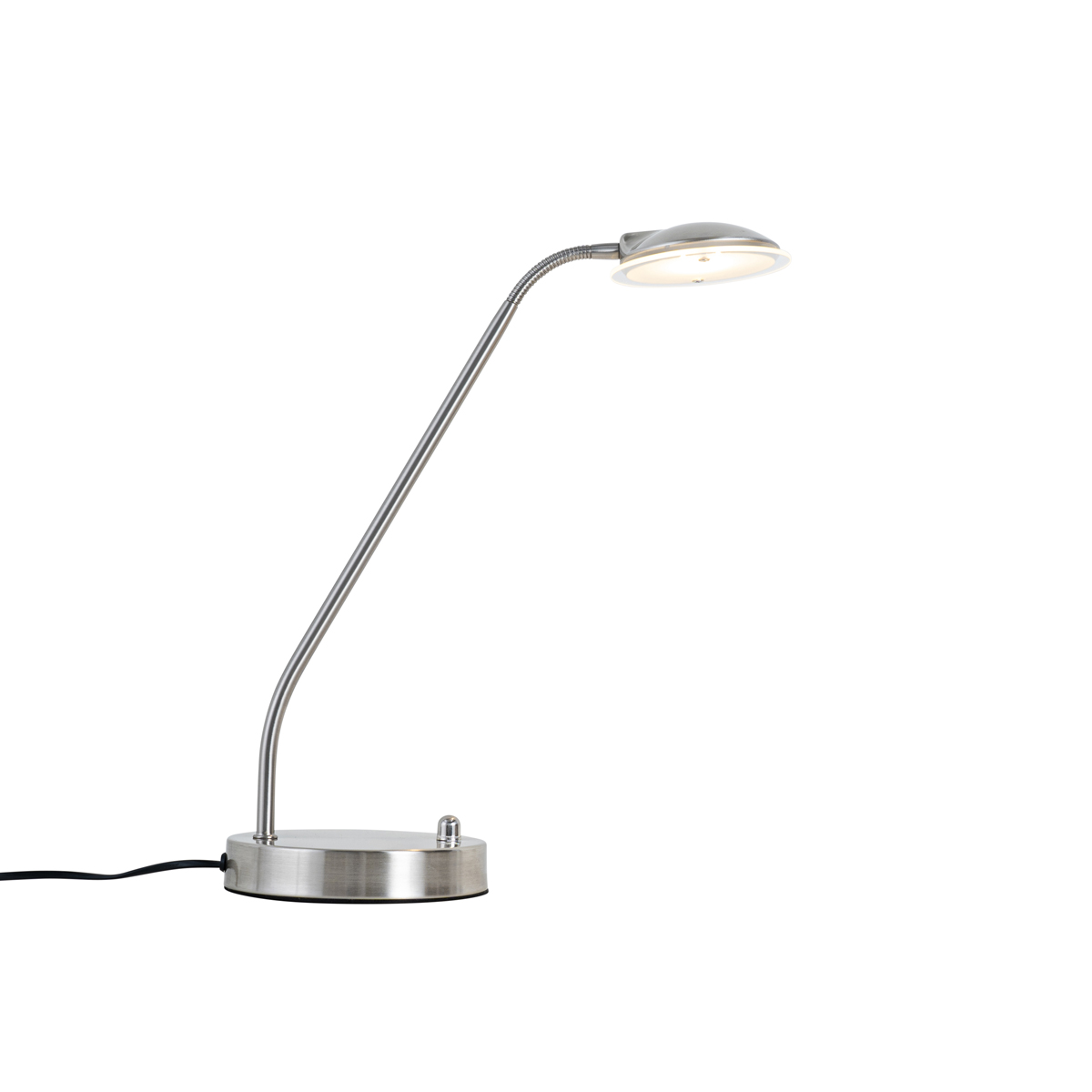 Moderní stolní lampa ocelová včetně LED - Eva