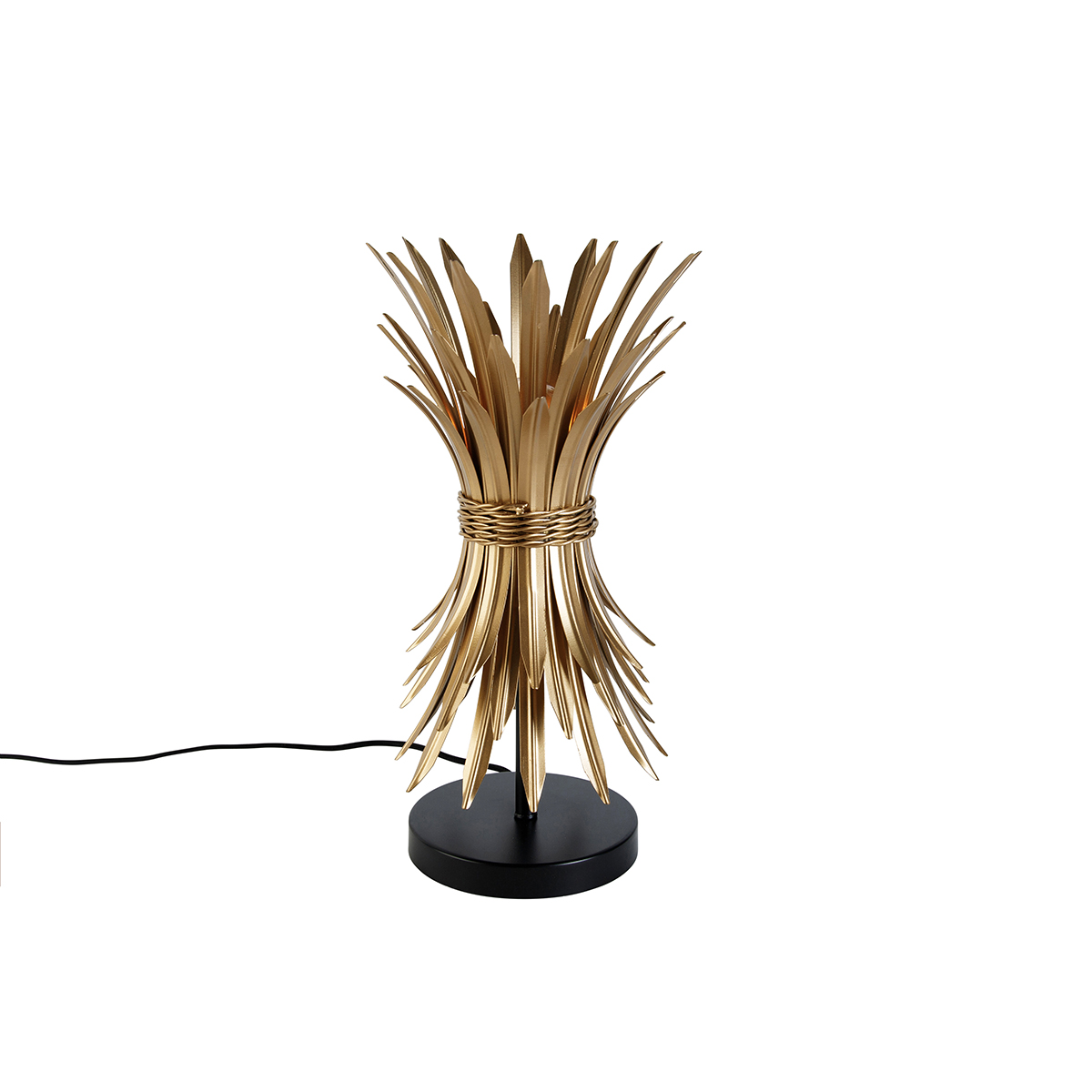 Levně Stolní lampa ve stylu Art Deco zlatá - Wesley