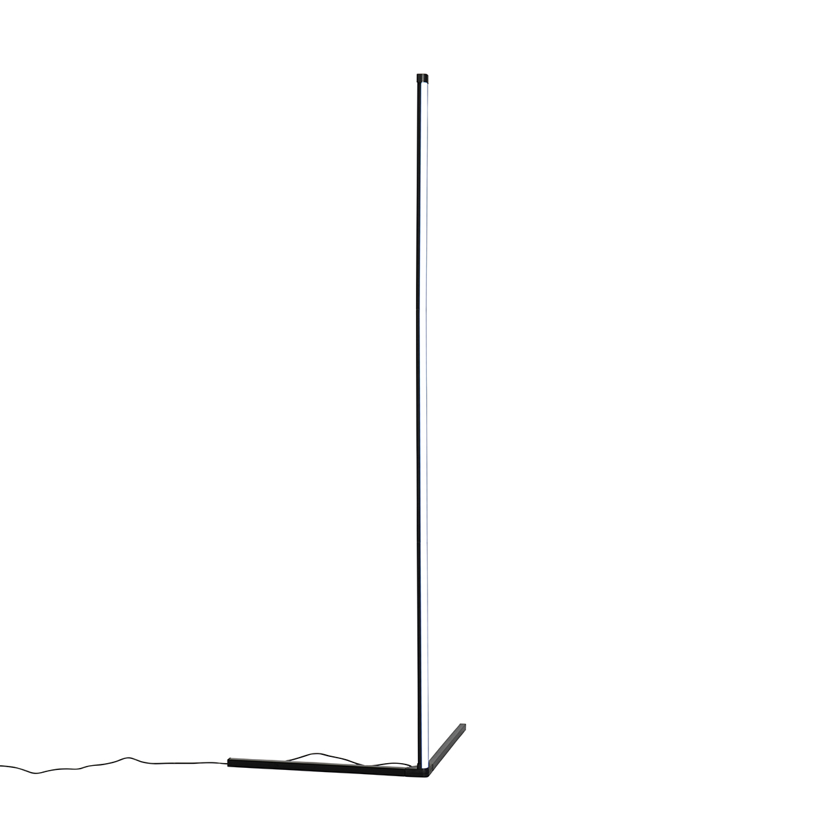 Floor Lamp Black Incl. LED with RGB and Remote Control - Carla