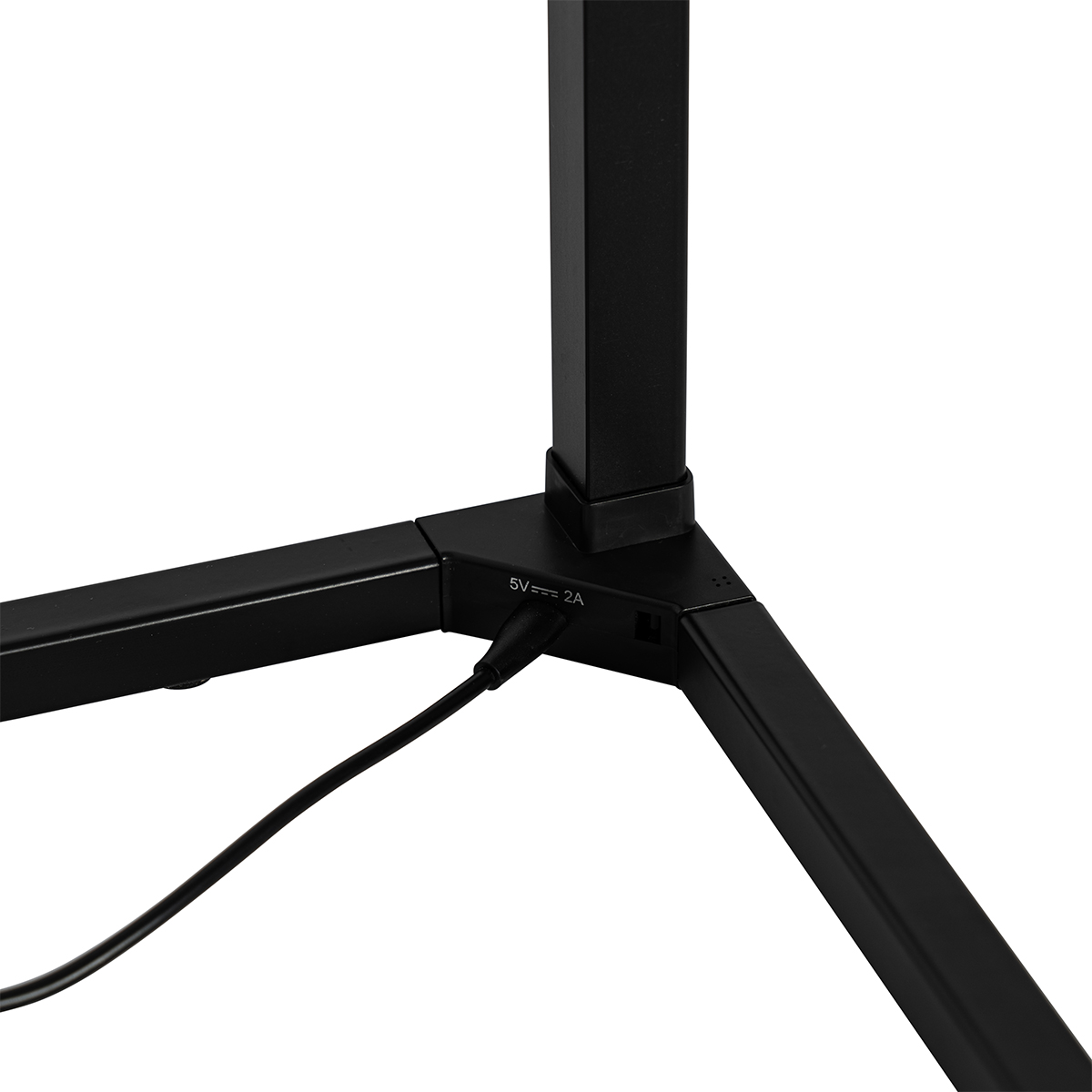 Floor Lamp Black Incl. LED with RGB and Remote Control - Carla