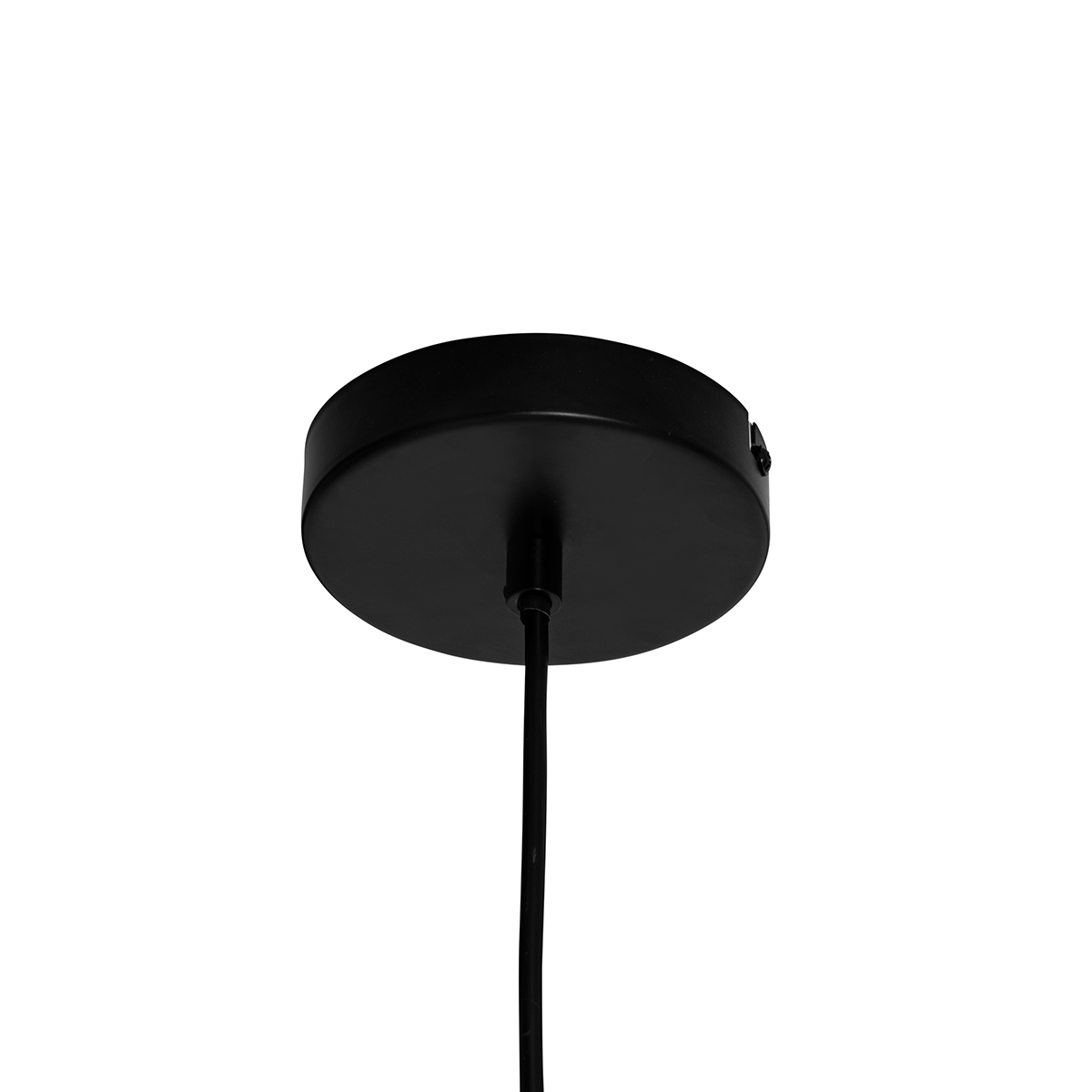 Pendant Light Black with Smoke Glass Oblong 8-Light - Monaco