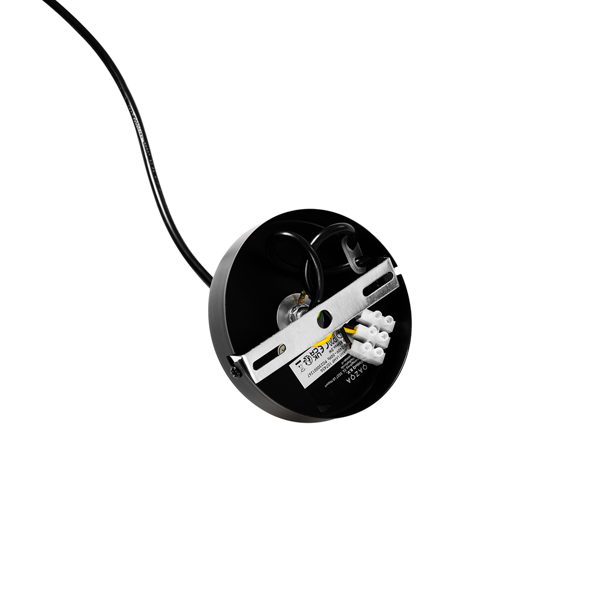Pendant Light Black with Smoke Glass Oblong 8-Light - Monaco