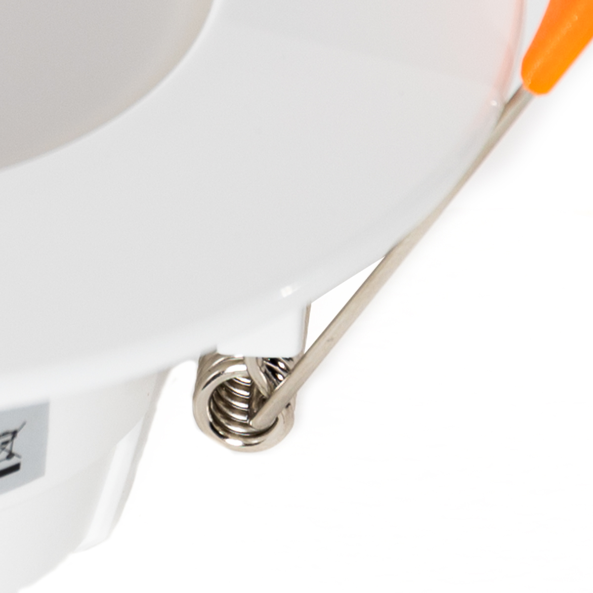 Foco empotrado blanco con LED regulable de intensidad cálida 7 W IP65 - Blanca