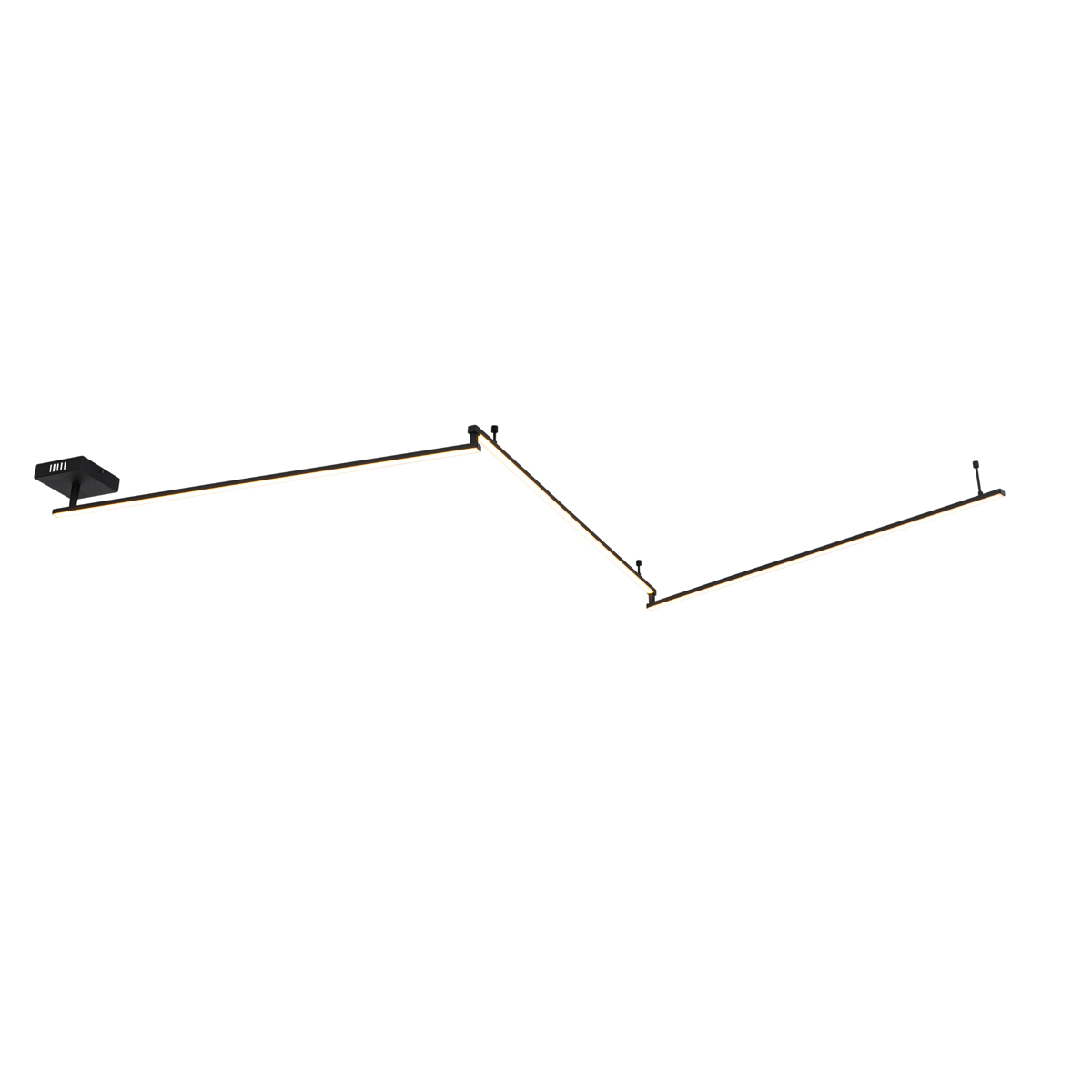 Čierne stropné svietidlo 300 cm vrátane LED 3-stupňové stmievateľné nastaviteľné - Annuschka