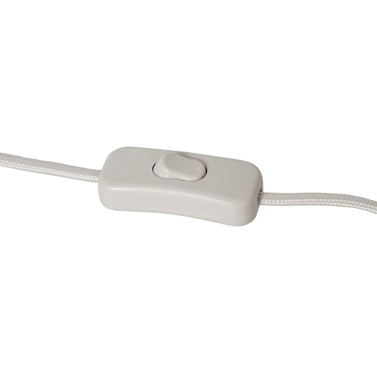 Skandinavische Tischleuchte Beige mit Leinen-Schirm Beige - Lotti