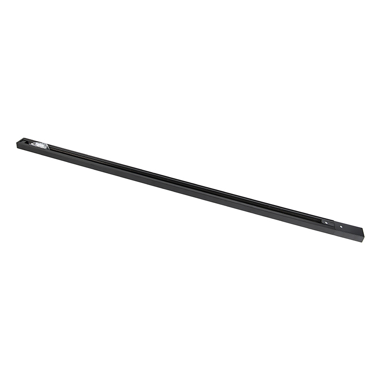 1-Phase Track Lighting with 6 Adjustable Black Spotlights - Magnax Jeana