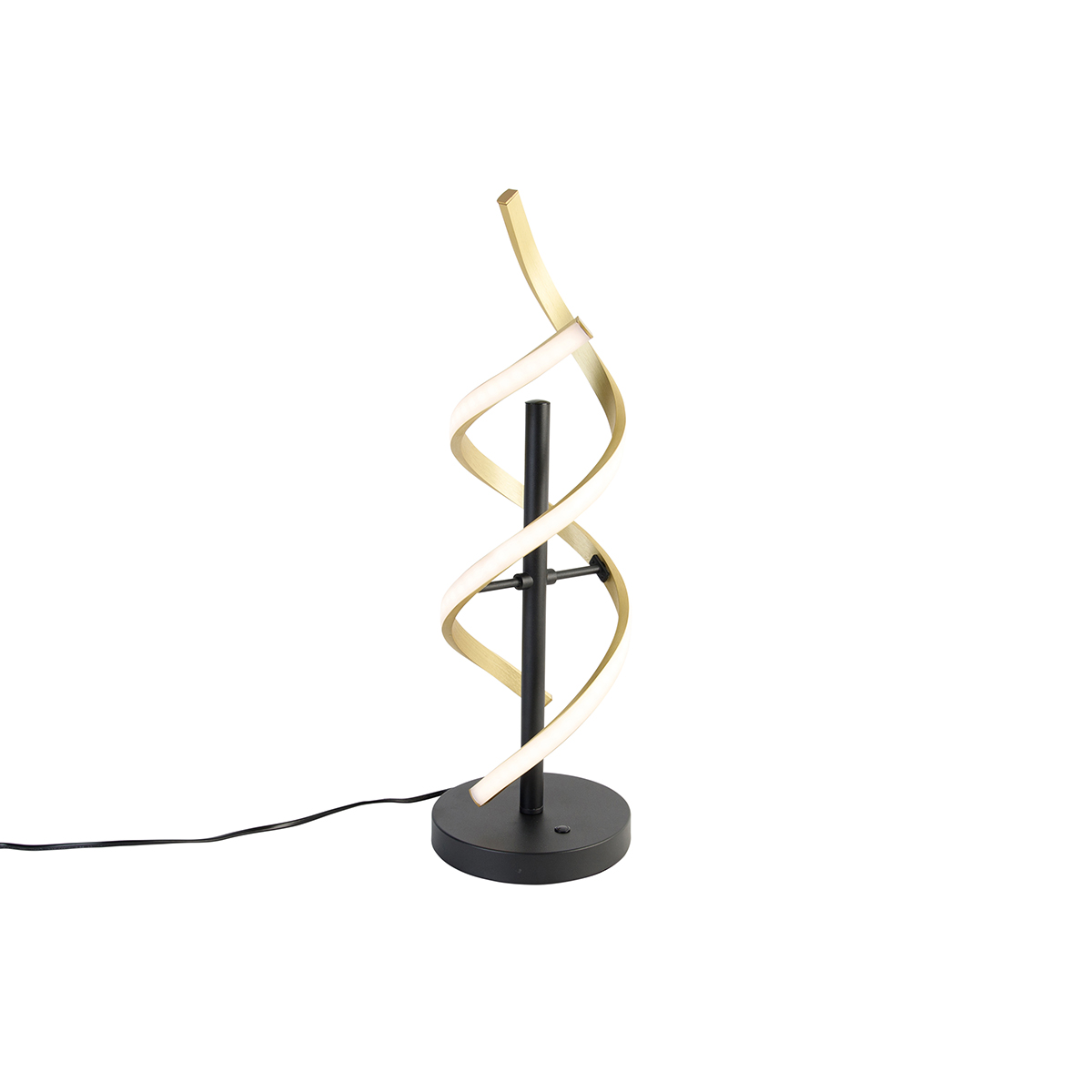 Image of Lampada da tavolo oro con LED dimmerabile a 3 livelli in Kelvin - Henk