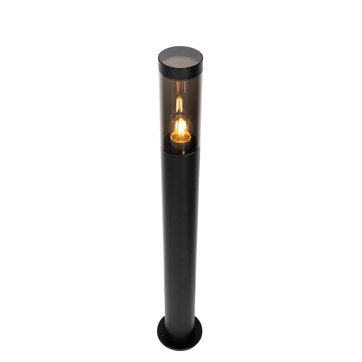 Lampadaire d'extérieur moderne noir 80 cm IP44 - Rox