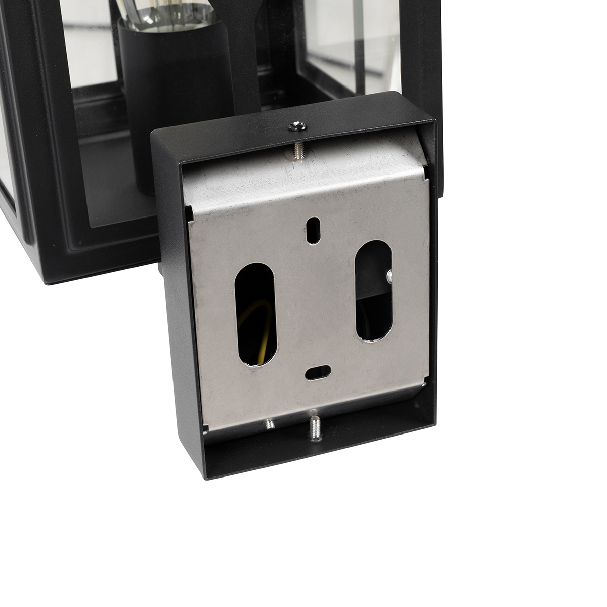Lampada da parete per esterni classica nera IP44 - Dover