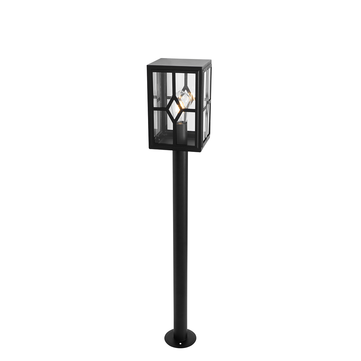 Lampadaire d'extérieur classique noir 100 cm IP44 - Dover