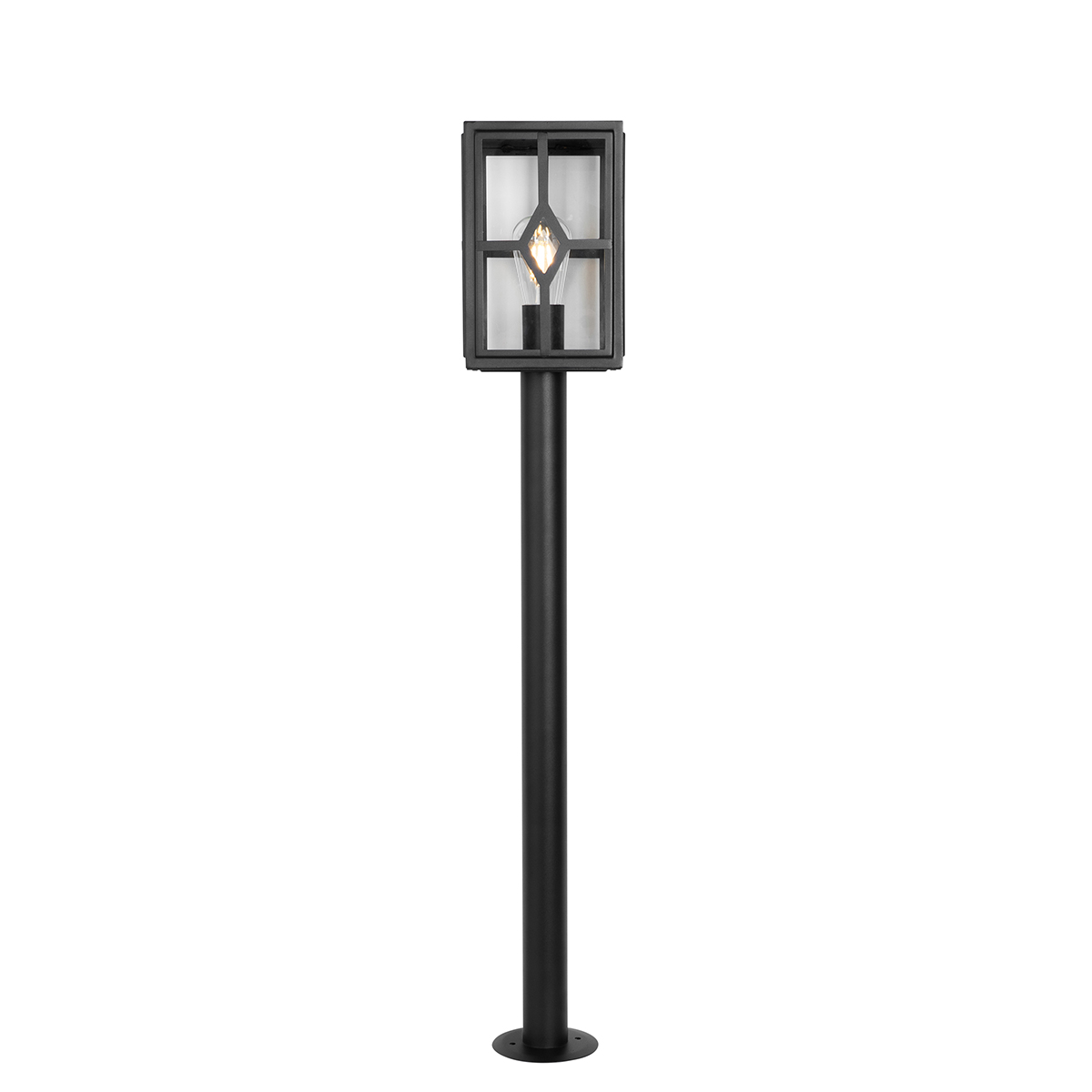 Lampadaire d'extérieur classique noir 100 cm IP44 - Dover