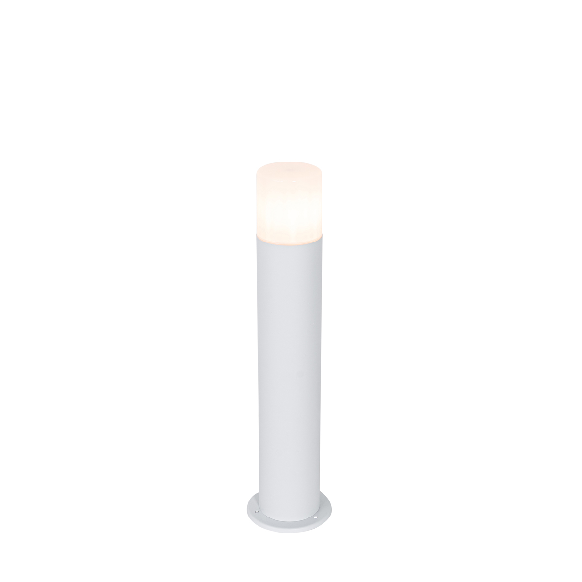 Álló kültéri lámpa fehér opálbúrával 50 cm - Odense