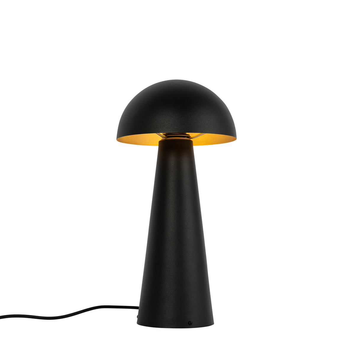 QAZQA Buiten vloerlamp zwart 50 cm - Mushroom