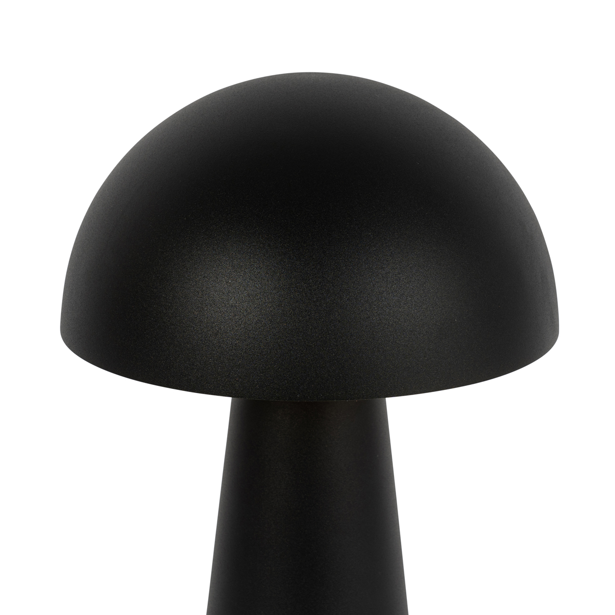 Lámpara de pie de exterior negra 50 cm - Mushroom