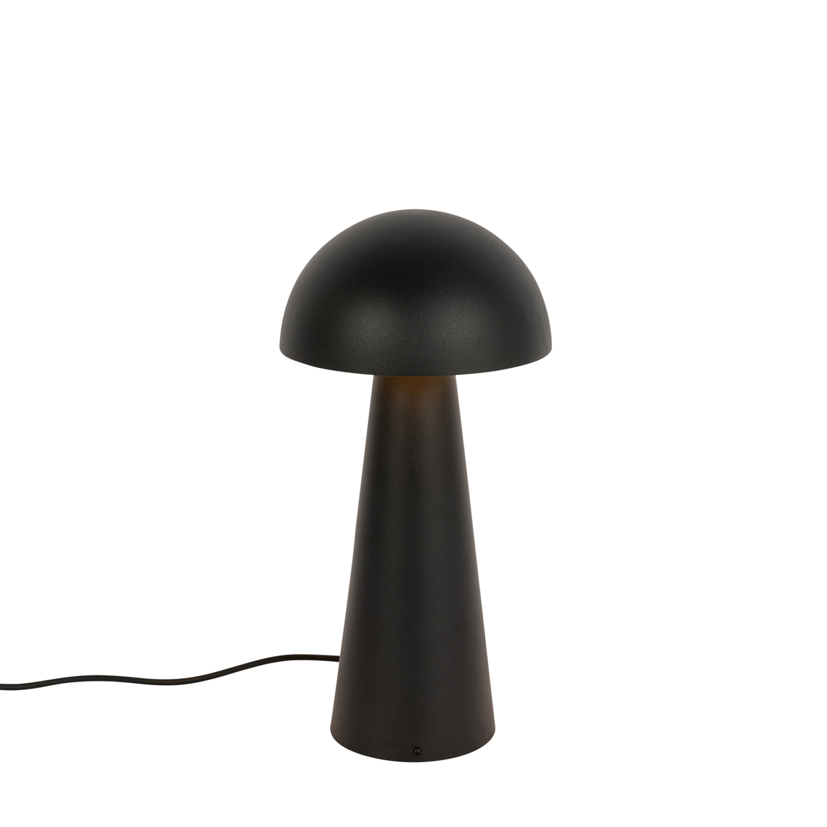 Lámpara de pie de exterior negra 50 cm - Mushroom