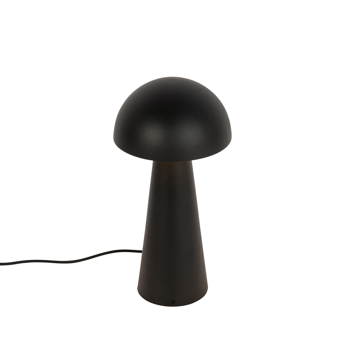 Lámpara de pie de exterior negra 50 cm - Mushroom