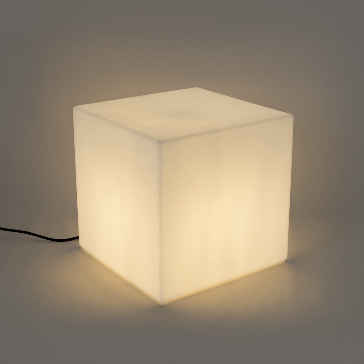 Lampe d'extérieur moderne blanche 38 cm carrée IP44 - Nura