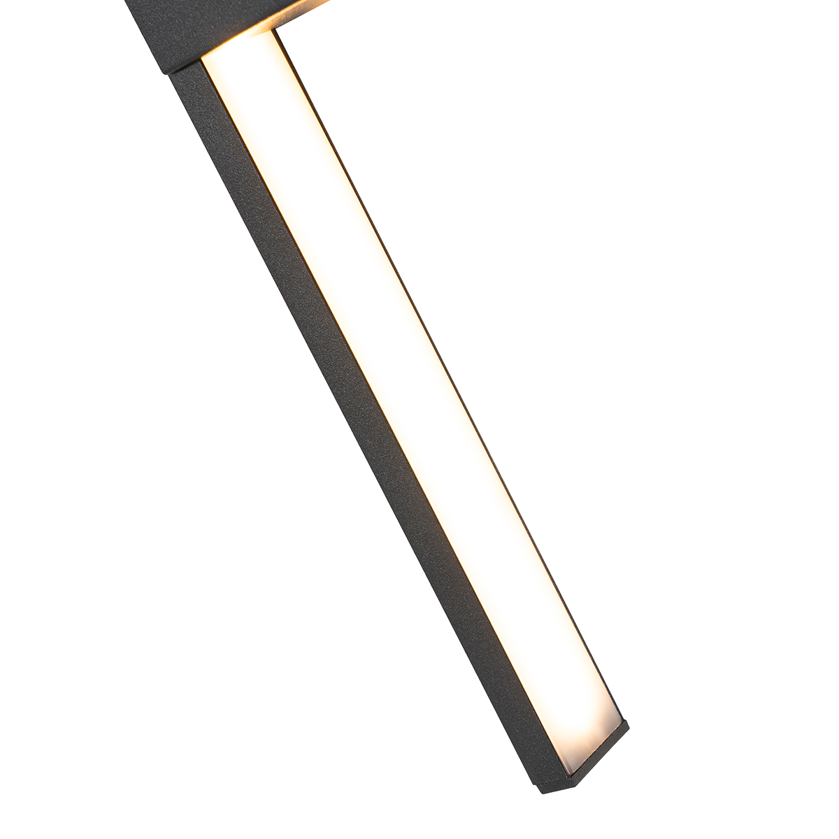 Moderné vonkajšie nástenné svietidlo čierne vrátane LED IP54 - Jamal