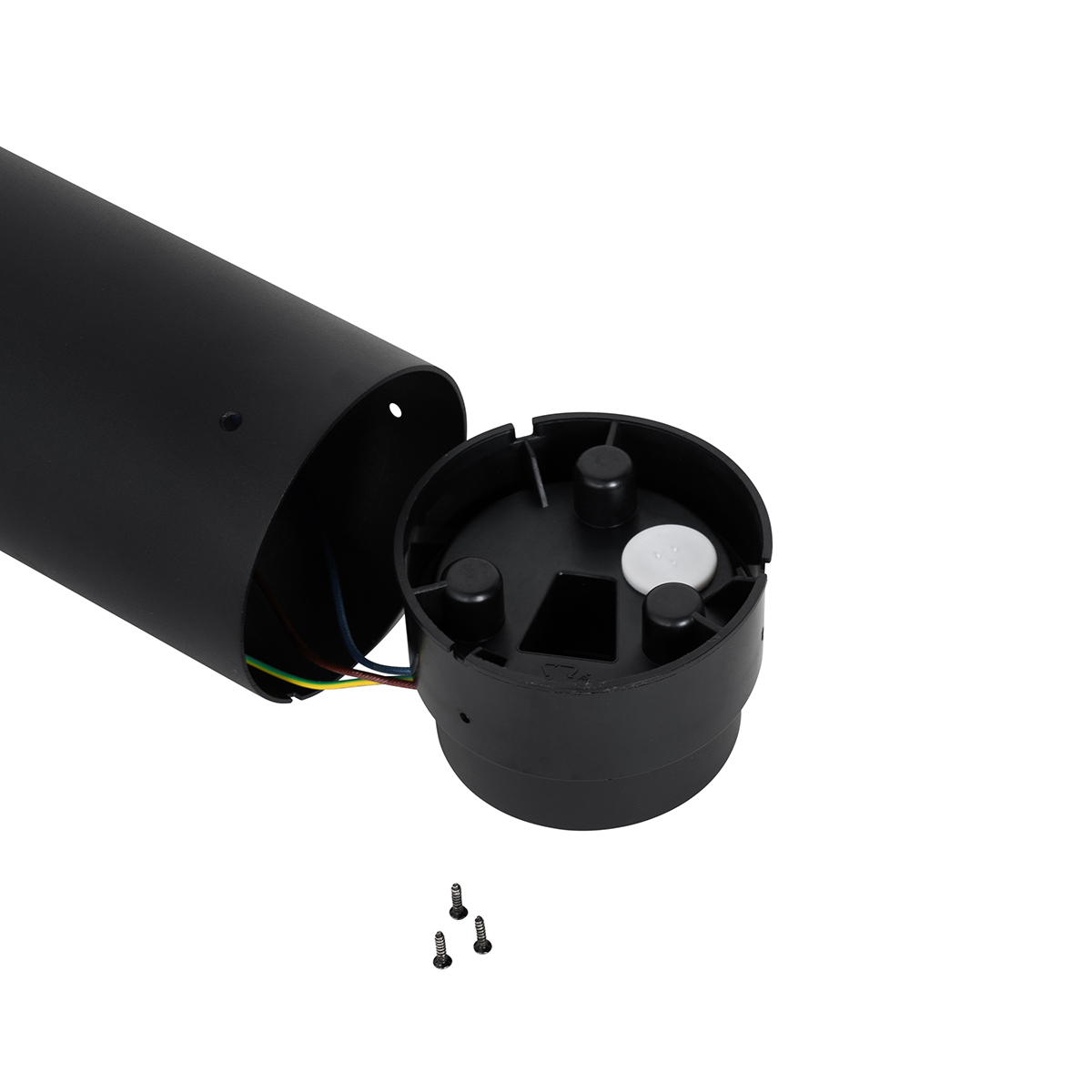 Standing Outdoor Lamp Black with Opal Glass 80 cm IP44 - Huma