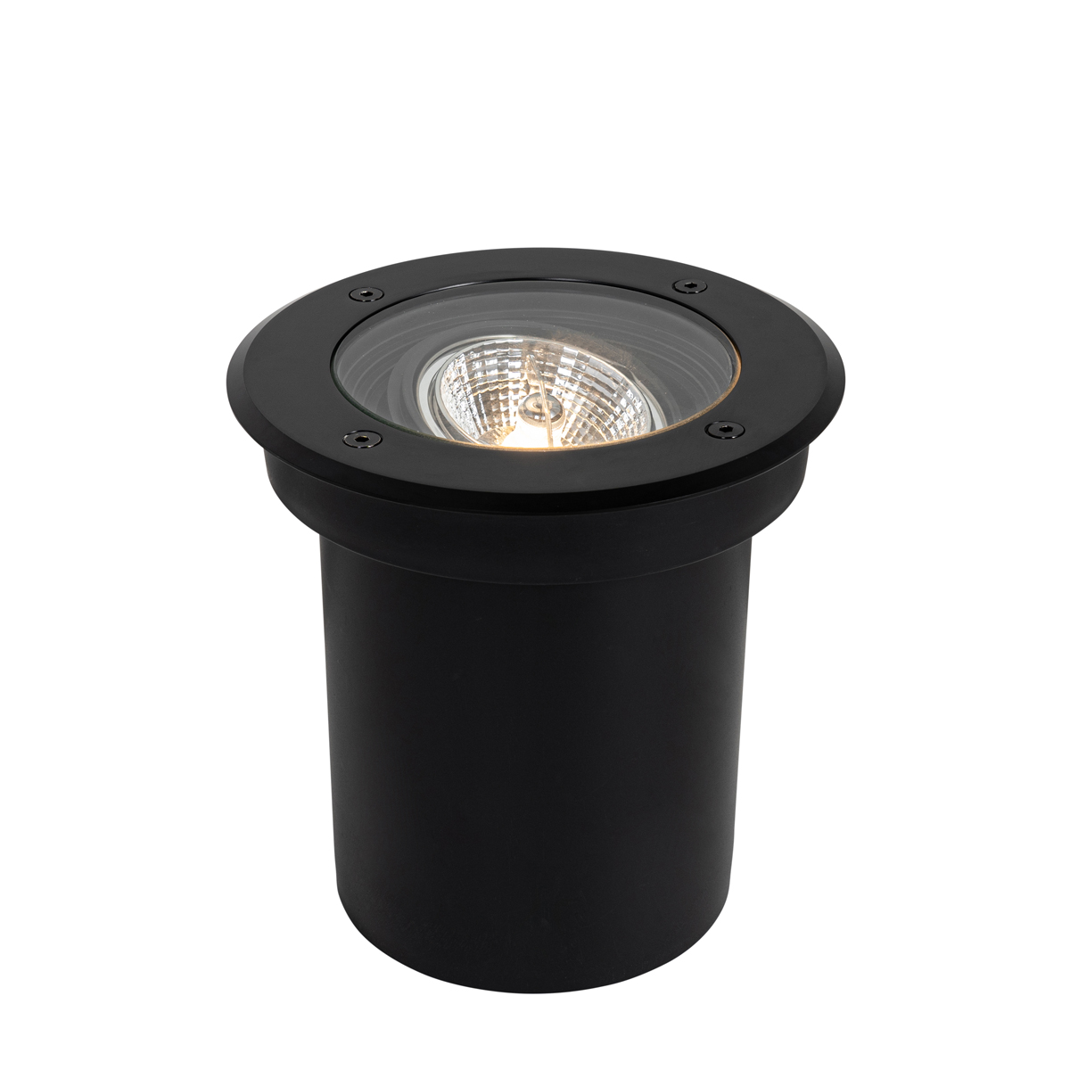 Moderné vonkajšie pozemné bodové svietidlo čierne AR70 nastaviteľné IP65 - Delux