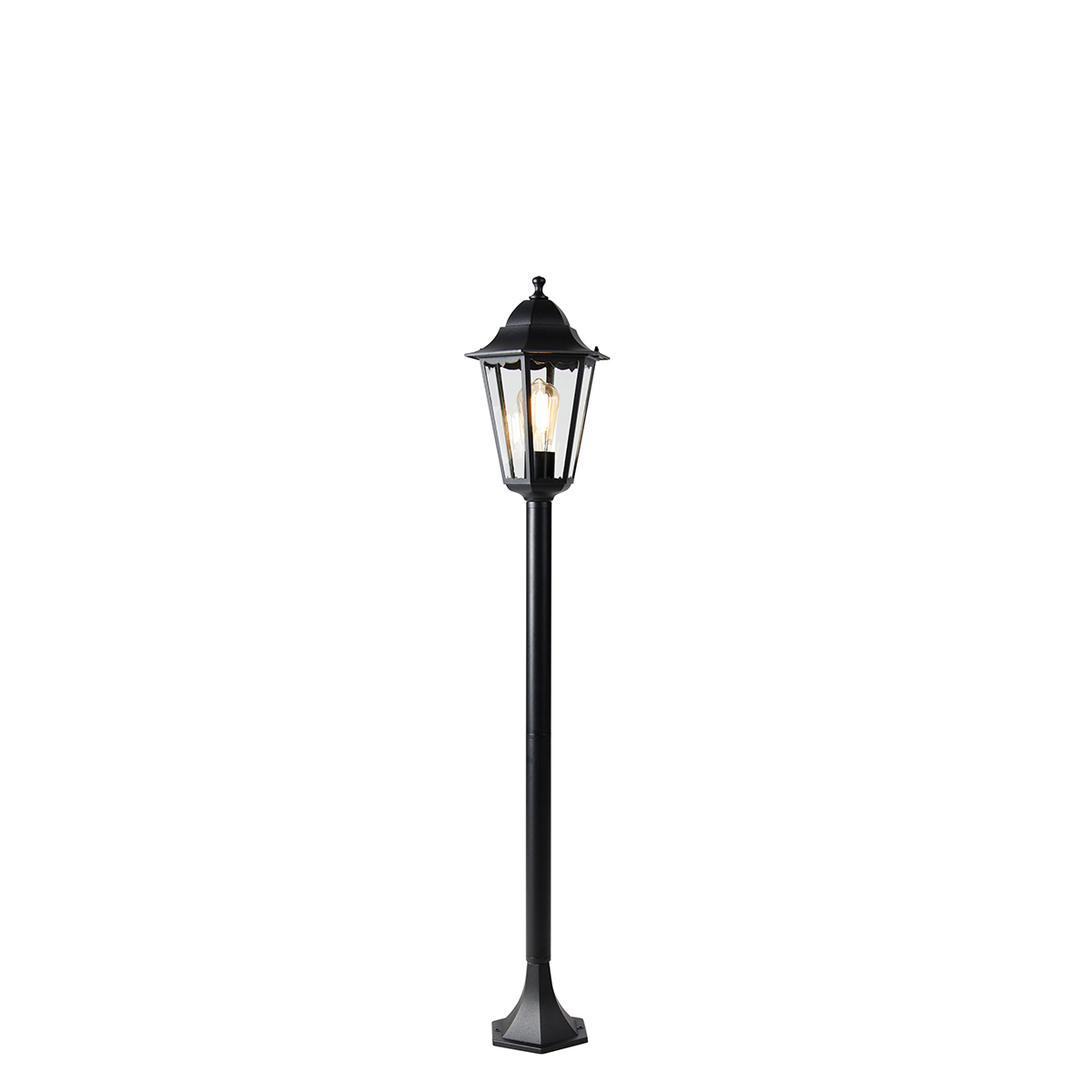 Okos álló kültéri lámpa, fekete 120 cm WiFi ST64 - New Orleans