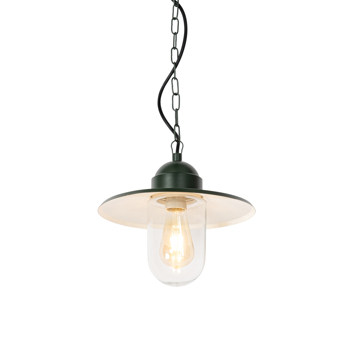 Moderné vonkajšie závesné svietidlo tmavozelené IP44 - Kansas Moderné vonkajšie závesné svietidlo tmavozelené IP44 - Kansas