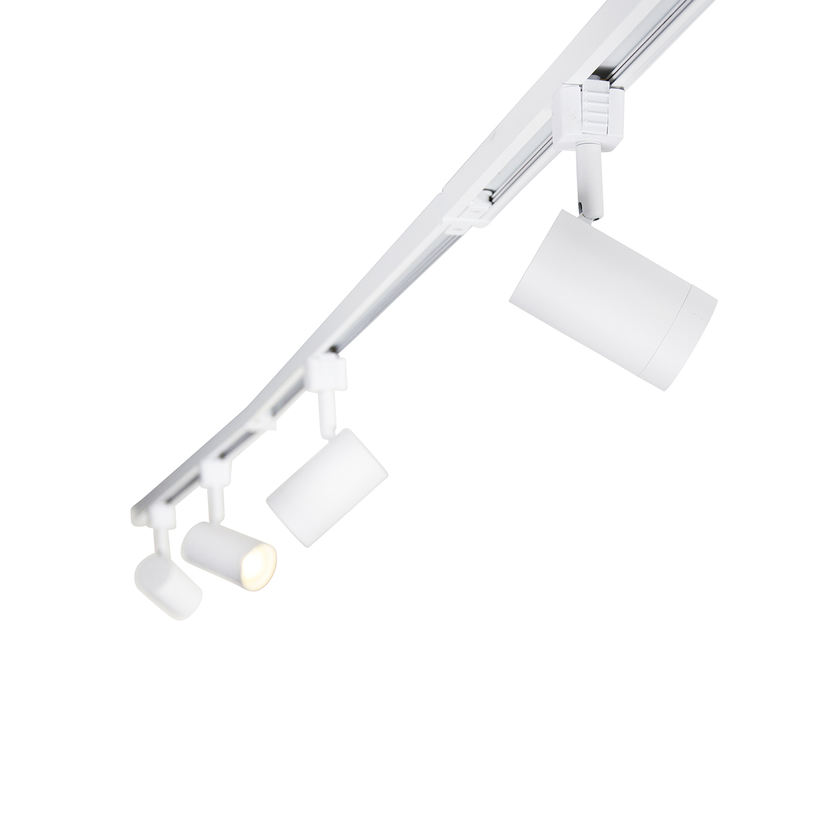 Smart 1-Phase Track Lighting System with 14 Spots White Incl. Wifi GU10 - Iconic Jeana