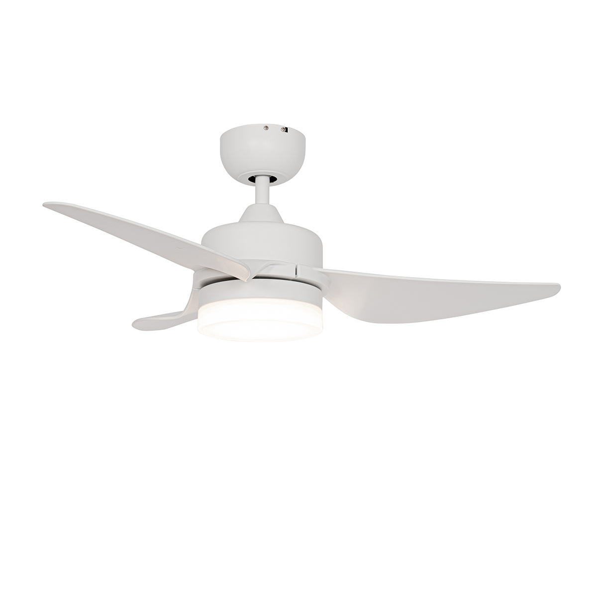 Ventilatore da soffitto bianco 86,7 cm con LED dimmerabile con telecomando - Yuki